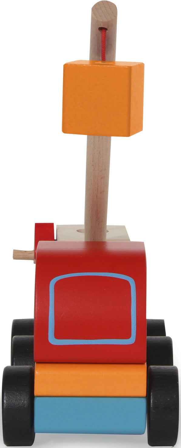 Jamara Steckspielzeug »Kidiwood, Steckspiel Mobilkran 14tlg.«, aus Holz