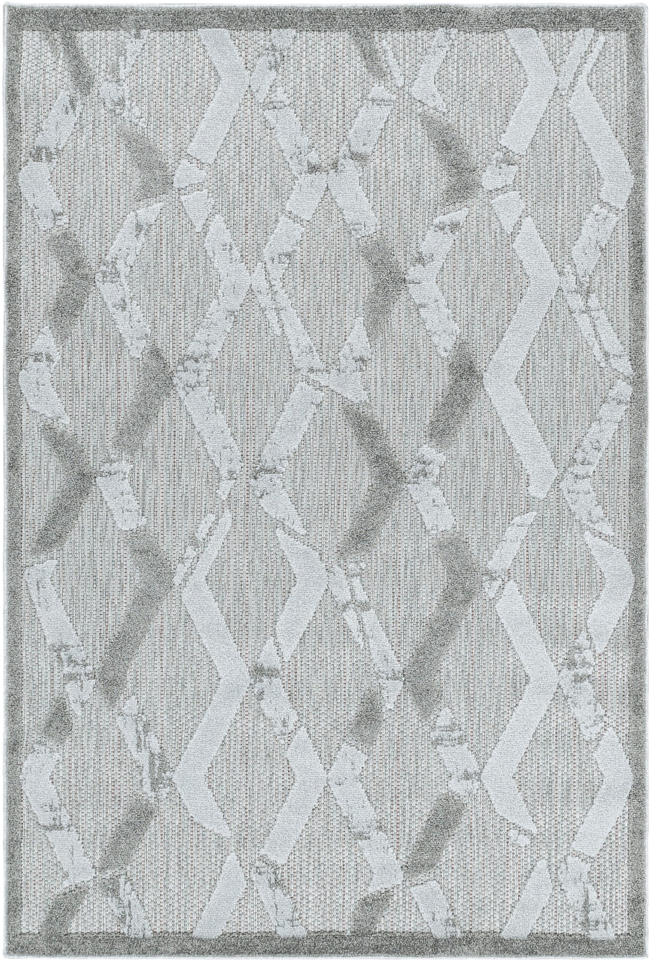 Ayyildiz Teppiche Outdoorteppich »BAHAMA 5158« rechteckig 8 mm Höhe Läufer, Flachflor mit Hoch-Tief-Struktur, In-und Outdoor geeignet