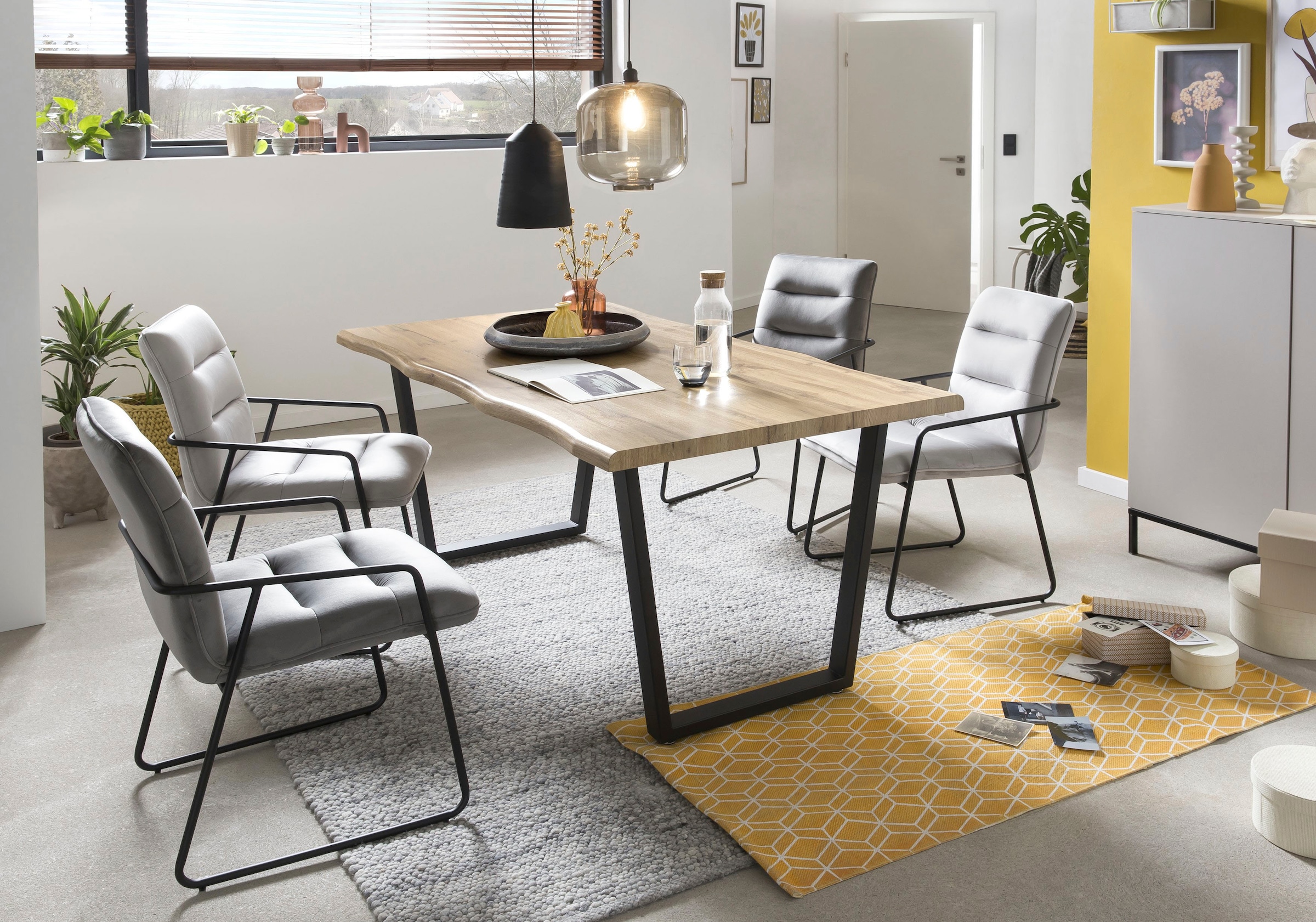 INOSIGN Polsterstuhl »Marla«, (Set), 2 St., Samtvelours