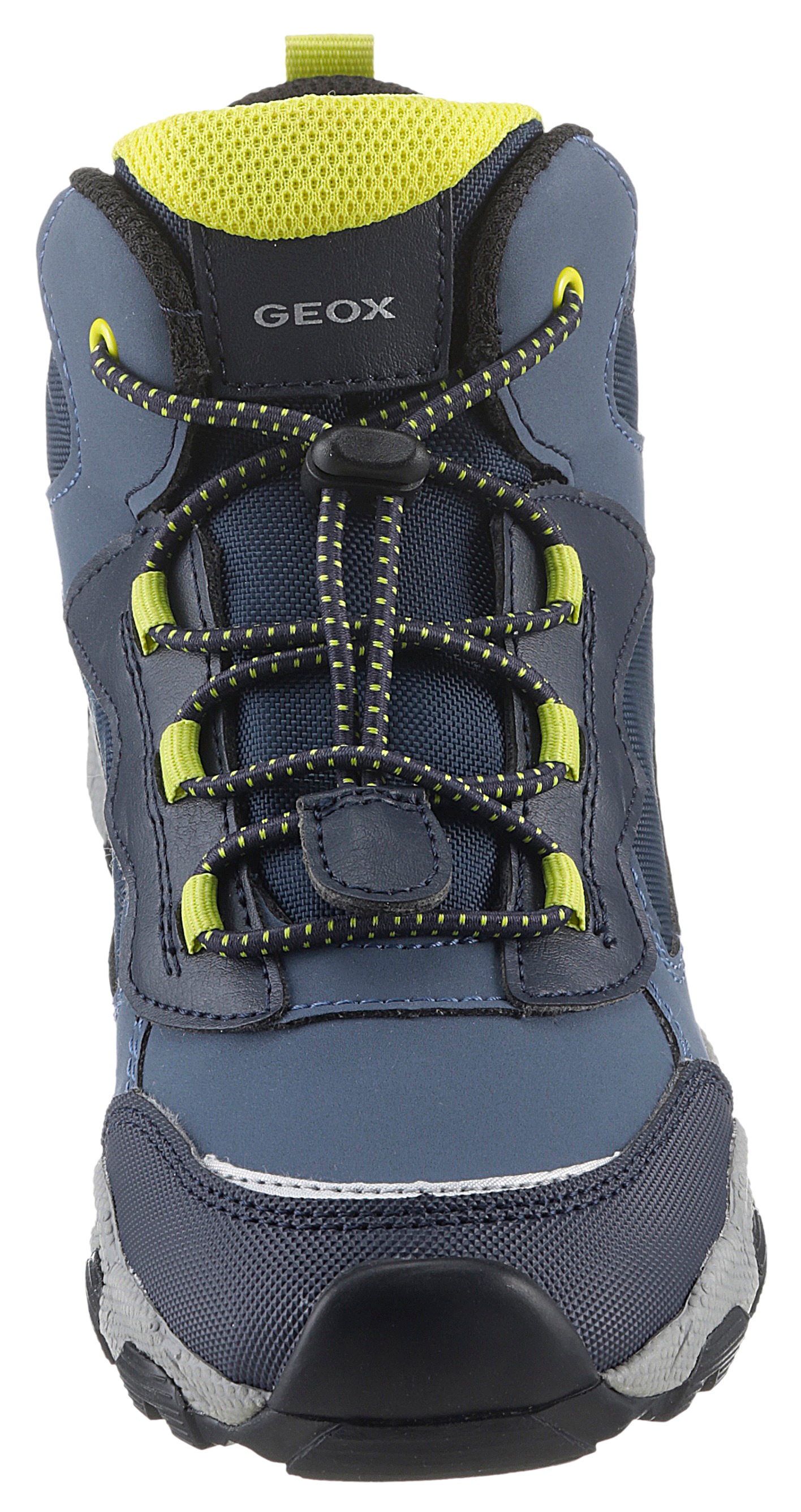 Geox Sneaker »J MAGNETAR BOY B ABX«, Trekkingboots, Schnürboots, Kindergartenschuh mit Schnellverschluss