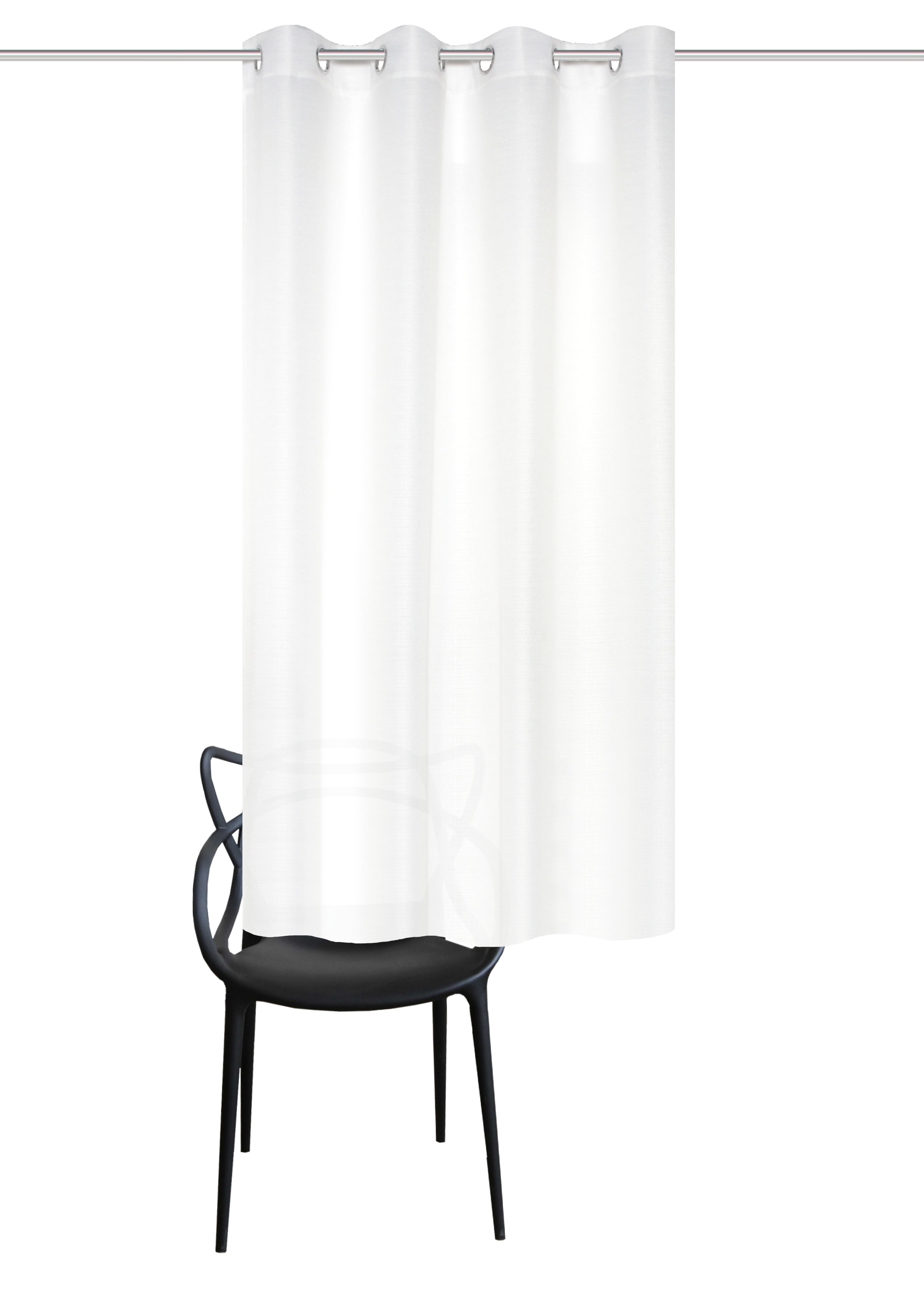 Home Basics Vorhang »BENOGA« Ösen 1 Stk. tlg. Ösenschal, Uni, Dekostruktur