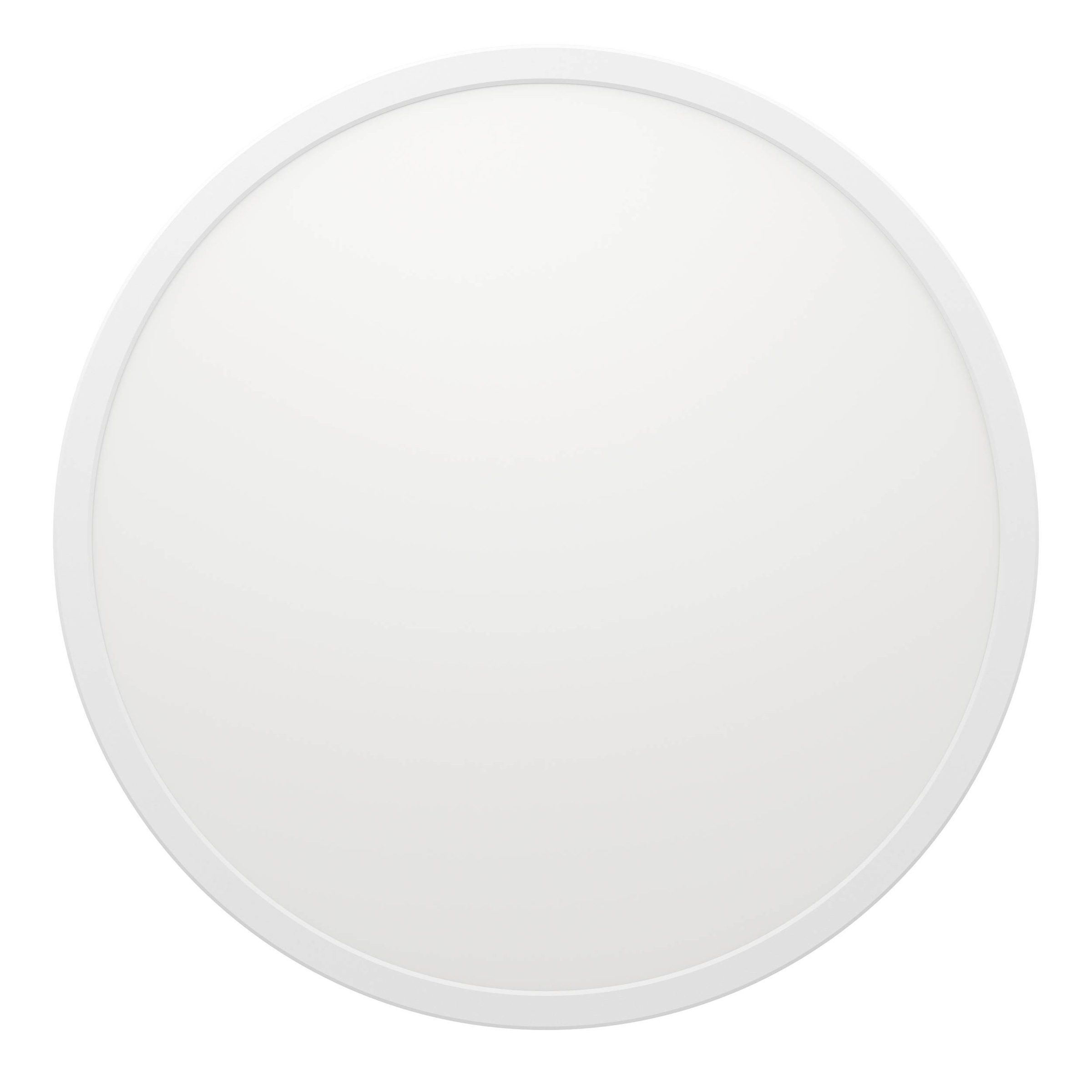 EGLO Deckenleuchte »Rovito Deckenlampe, Deckenbeleuchtung, Badlampe, Kunststoff, IP44« LED-Modul 1 Stk. Kaltweiß | Neutralweiß | Warmweiß Wand-/Deckenleuchte - H3,2 x Ø50 cm - weiß - 16,8W inkl.