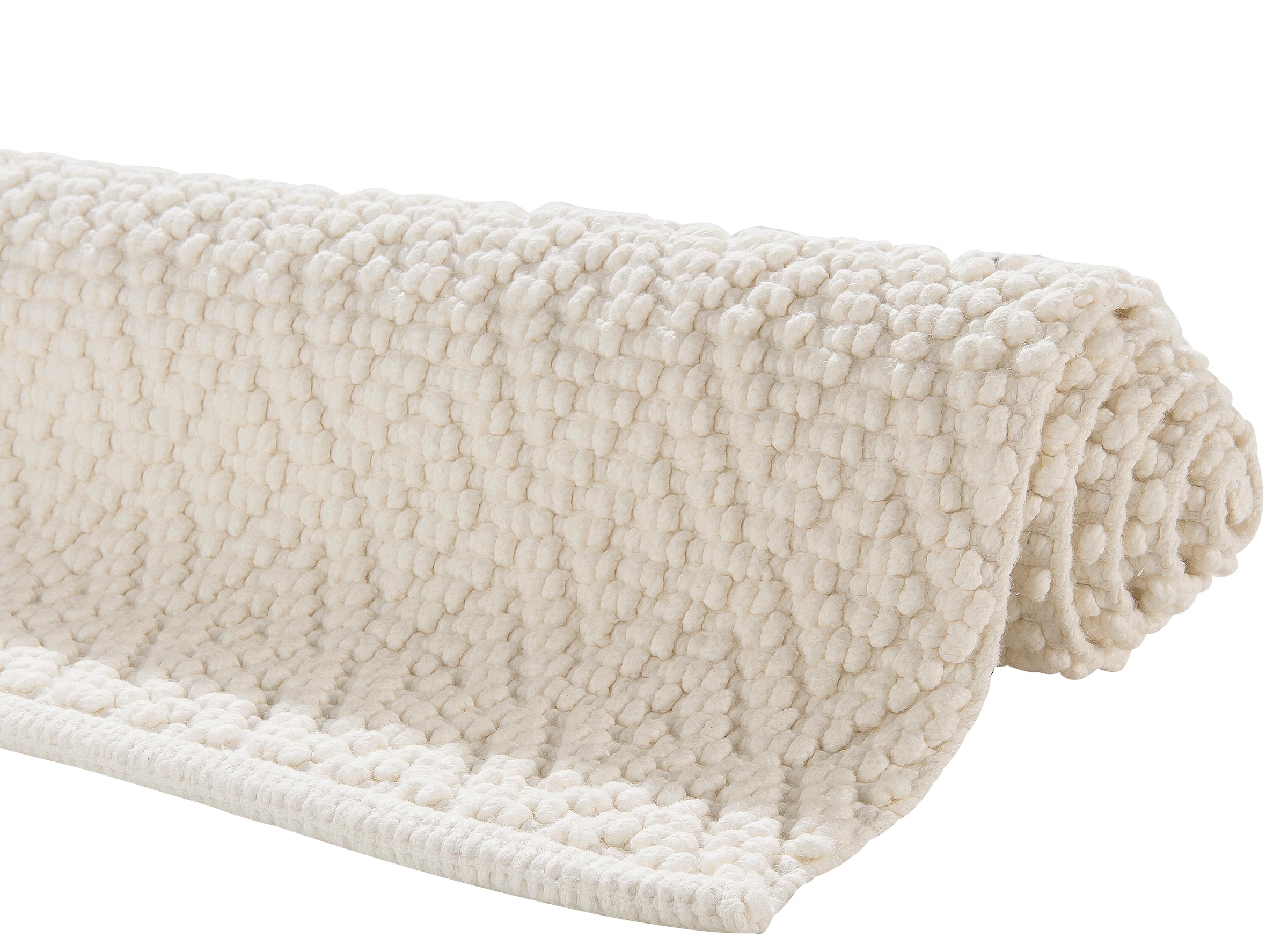 my home Badematte »Numan, Badvorleger, Badezimmer Teppich« Höhe 10 mm fußbodenheizungsgeeignet | strapazierfähig Rauten-Muster, Badteppich, auch als 3 teiliges Set erhältlich