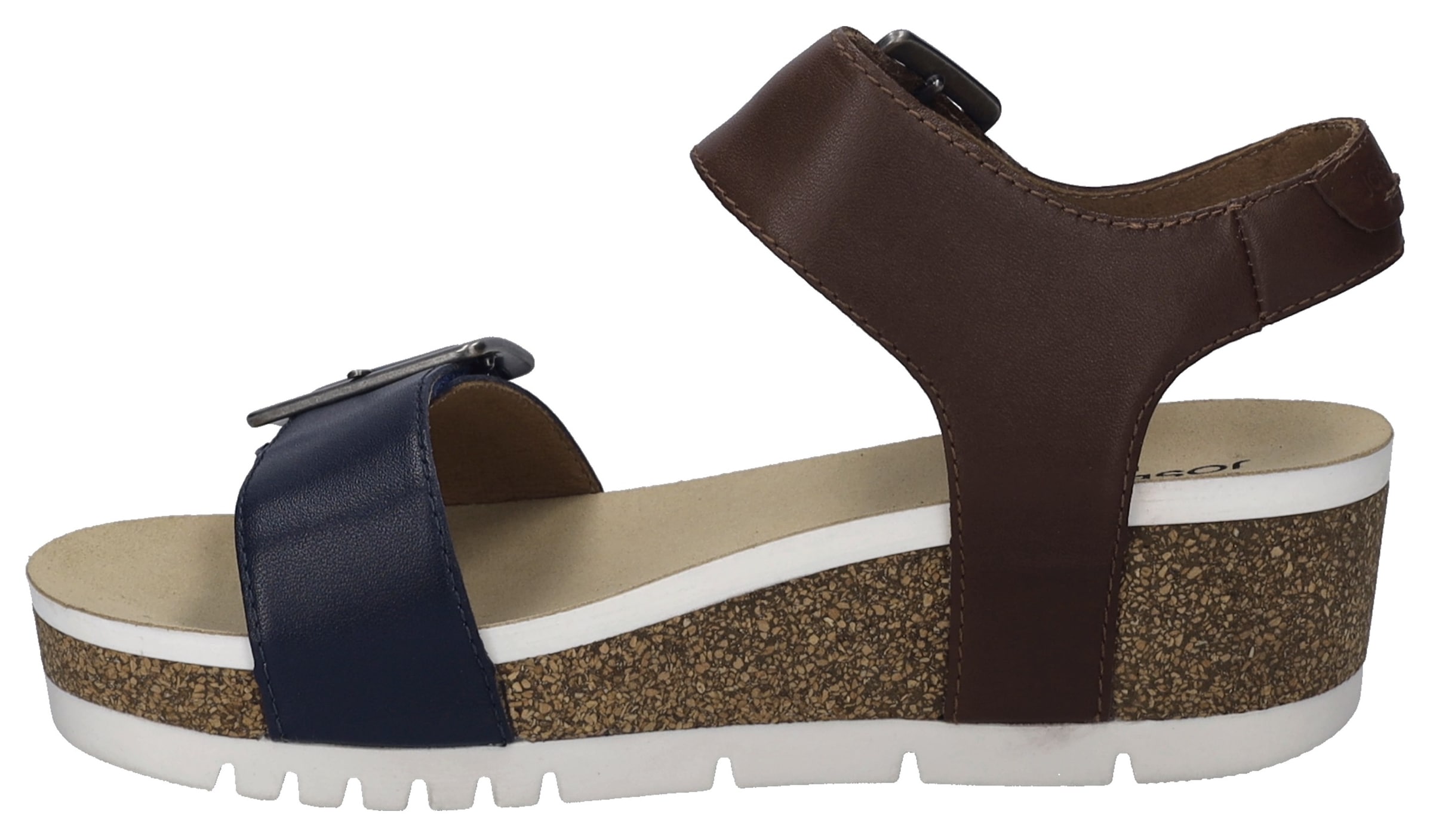 Josef Seibel Sandale »Quinn 02«, Plateausandale, Keilsandalette, Klettschuh mit Schnallen