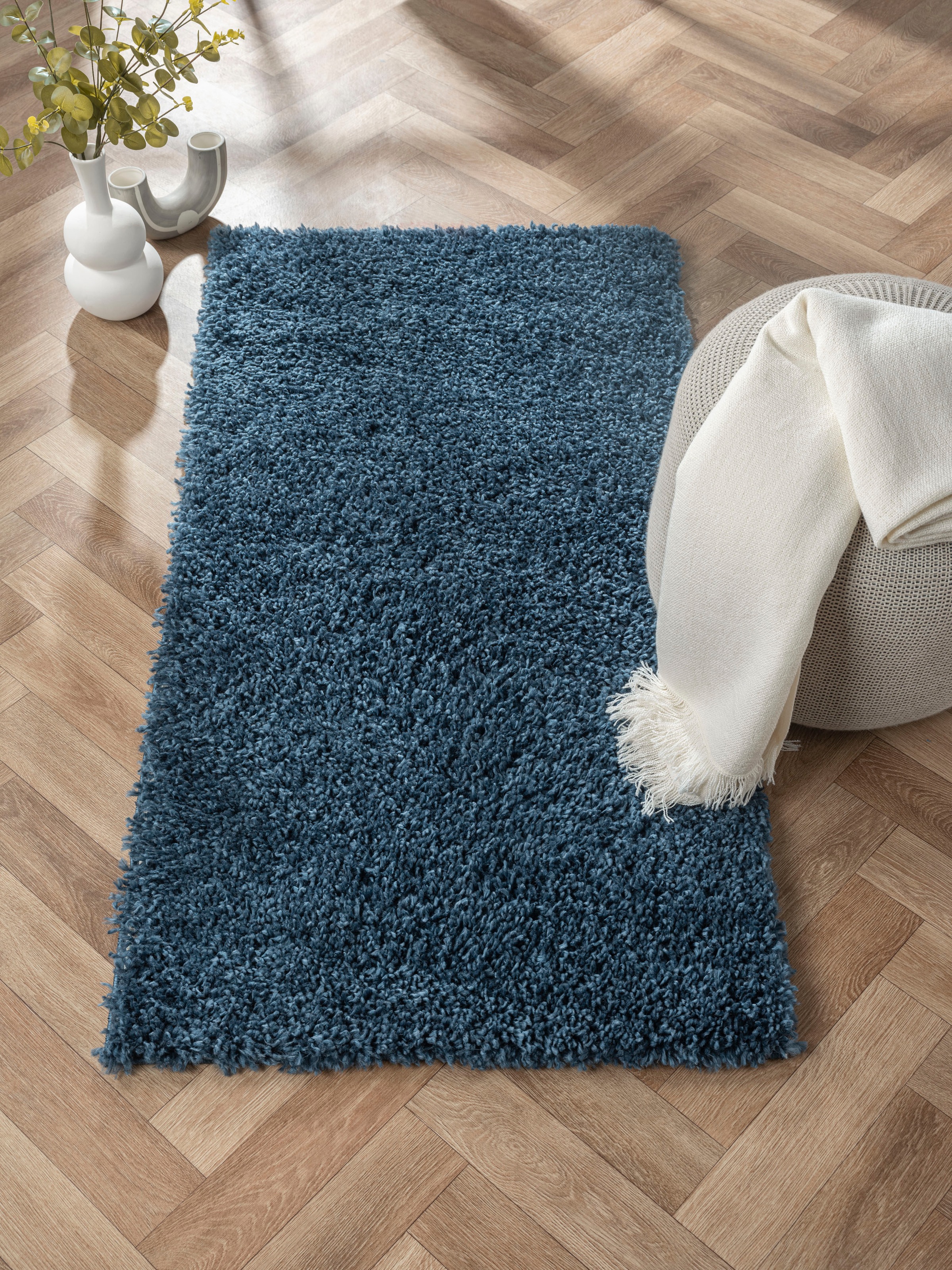 Myflair Möbel & Accessoires Hochflor-Teppich »My Shaggy«, rechteckig, 37 mm Höhe, Shaggy, Uni-Farben, leicht glänzend, Microfaser, extra flauschig