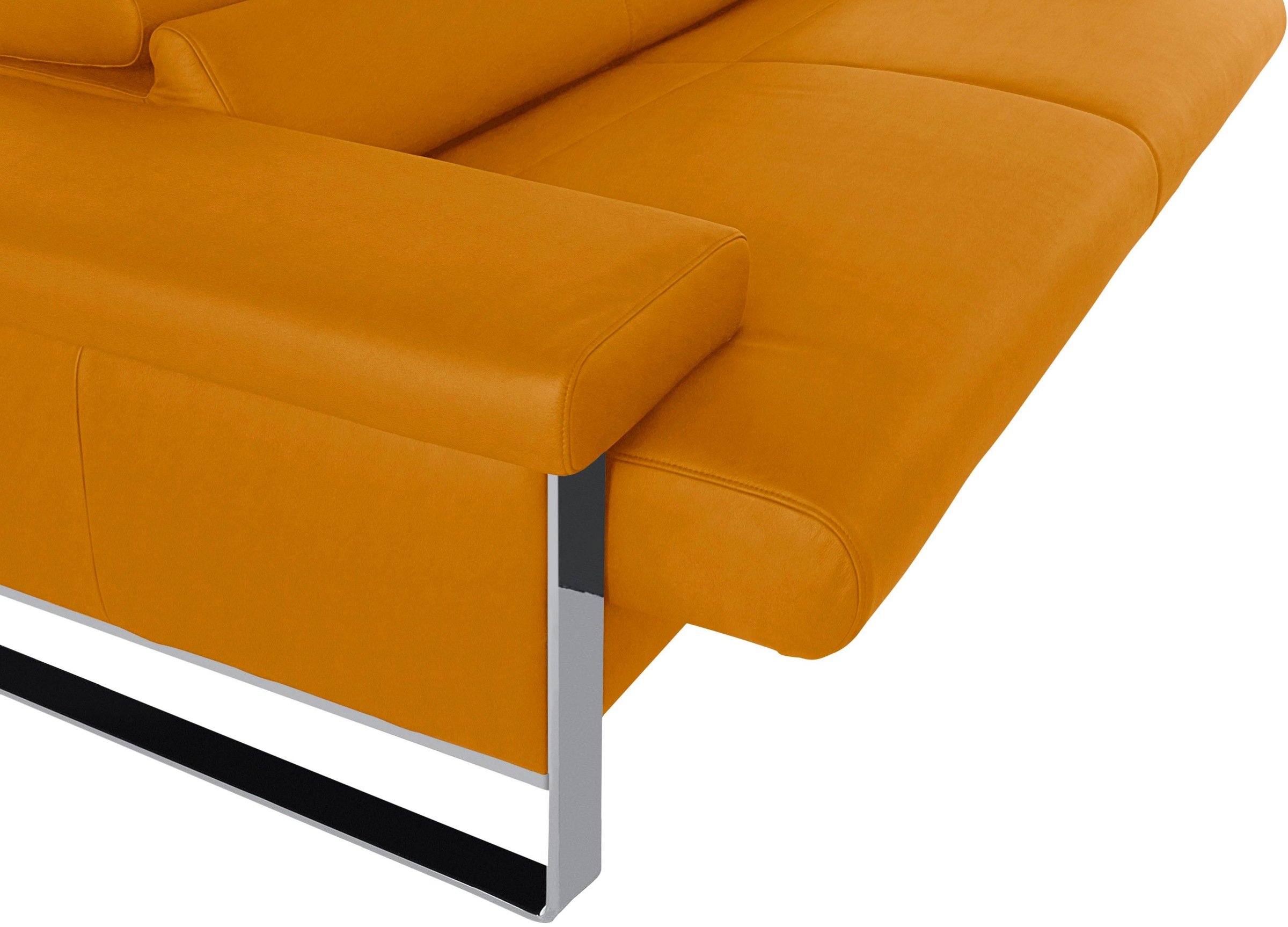 W.SCHILLIG 2-Sitzer »finn«, German Design Award 2016, Fußgestell Chrom glänzend, Breite 210 cm
