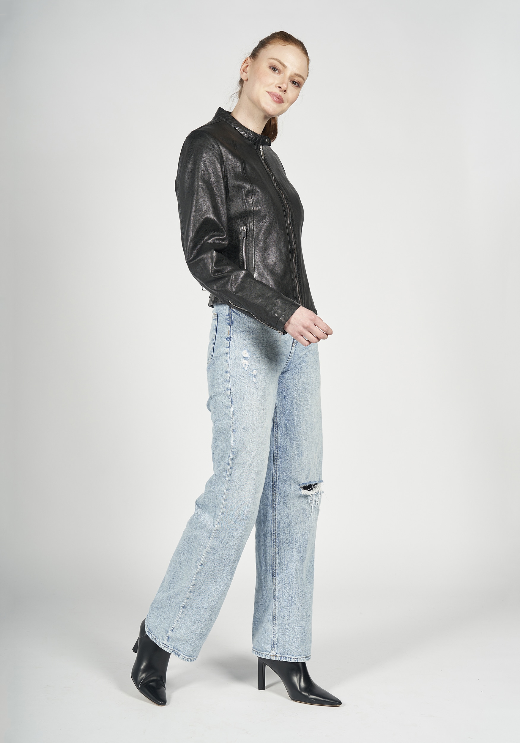 Freaky Nation Lederjacke »Maily-FN«