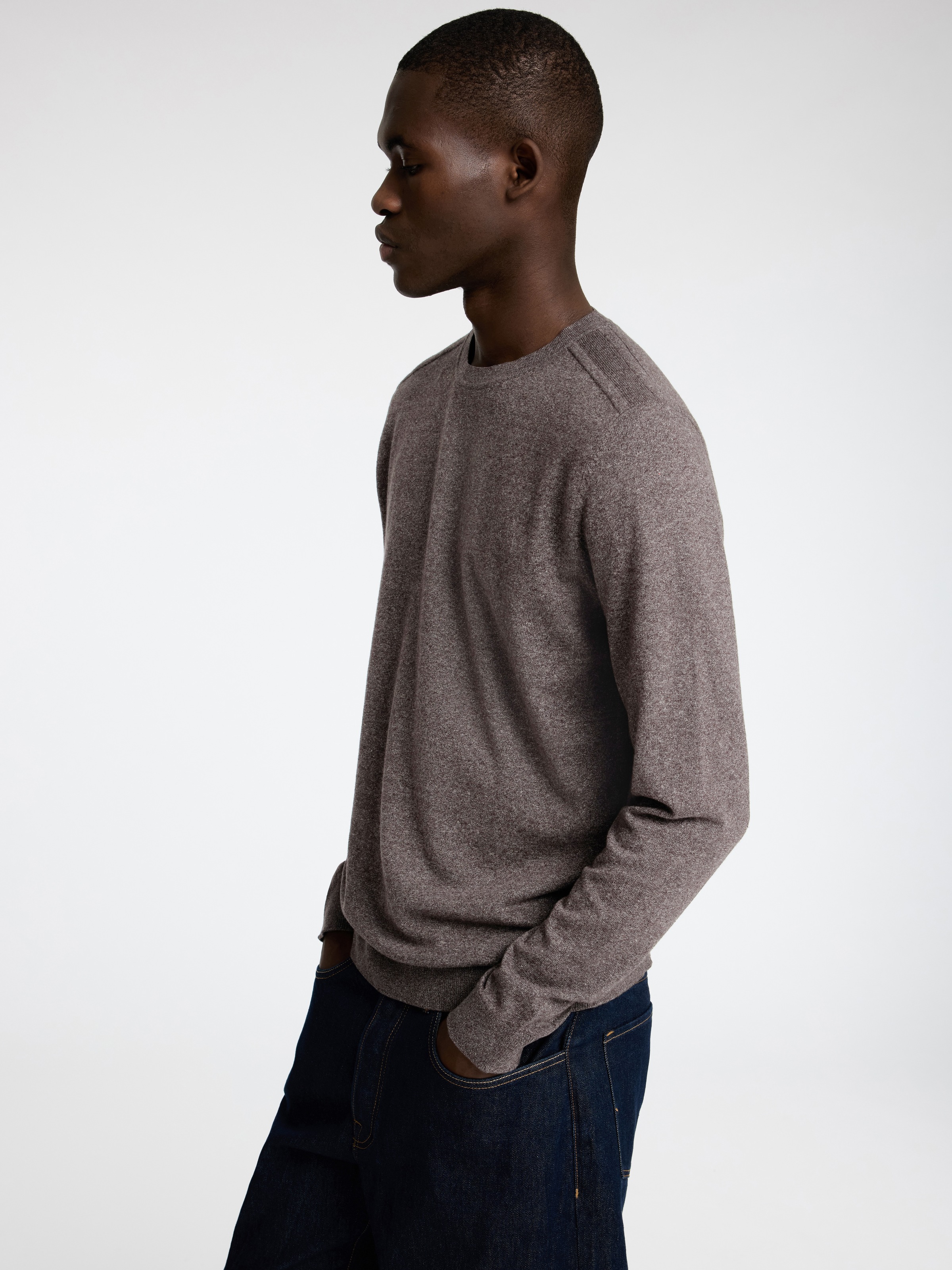 SELECTED HOMME Strickpullover »SLHBERG CREW NECK NOOS«