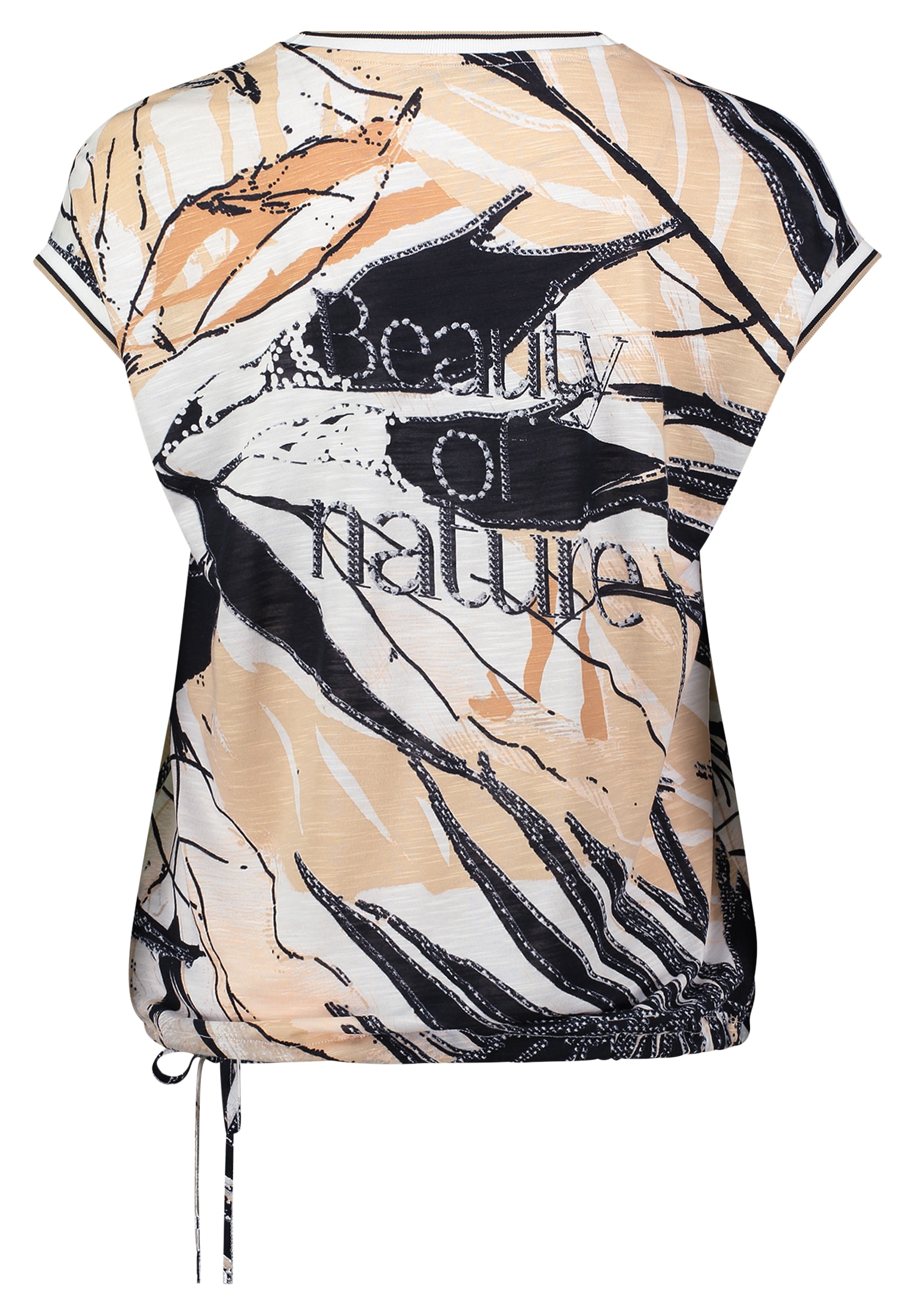 Betty Barclay Kurzarmshirt »Printshirt mit Tunnelzug«
