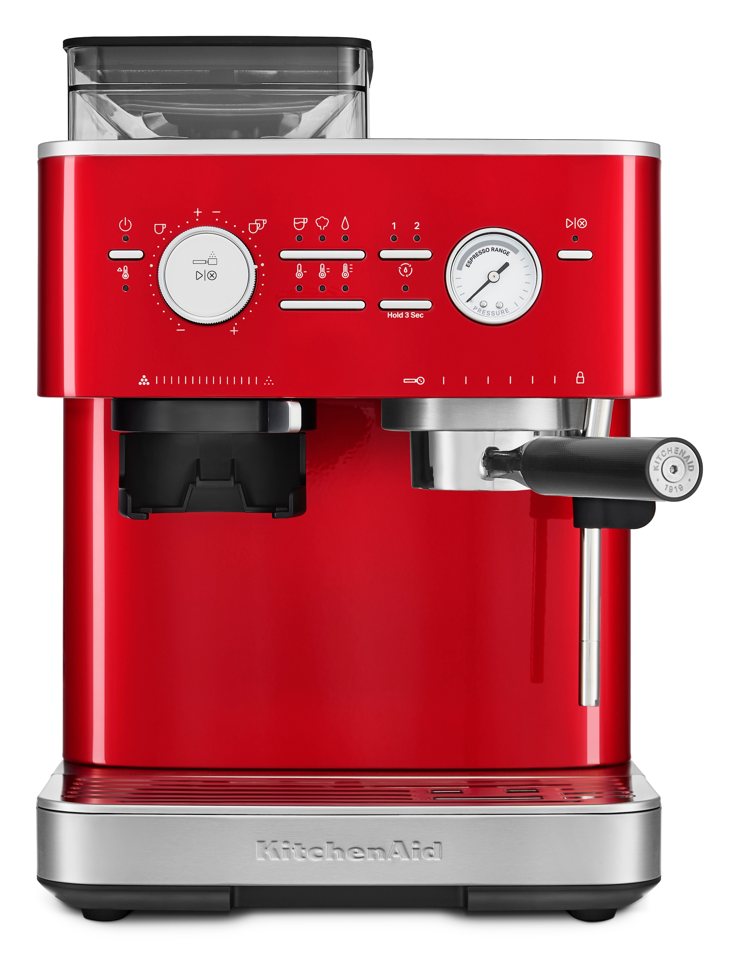 KitchenAid Espressomaschine »5KES6551EBK«, Siebträger mit Mühle