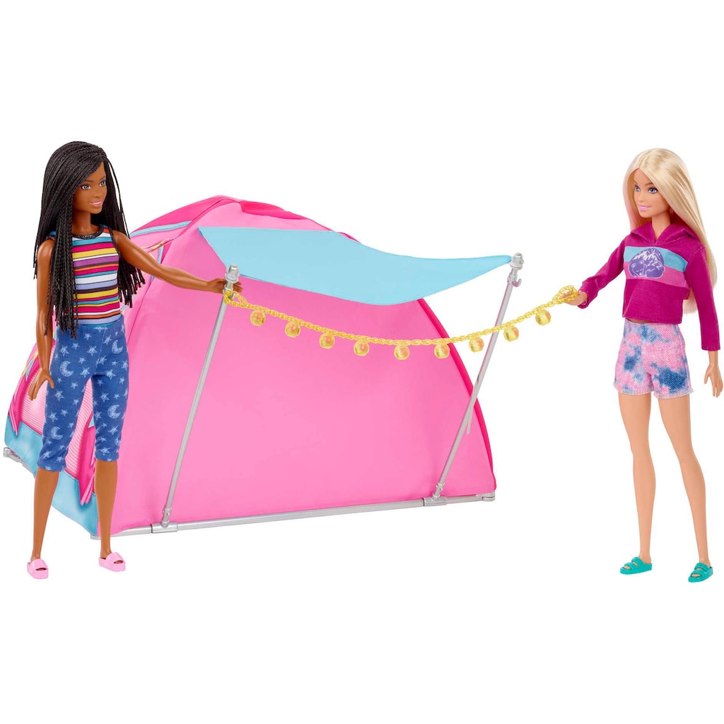 Barbie Puppen Accessoires-Set »Abenteuer zu zweit, Camping Zelt«