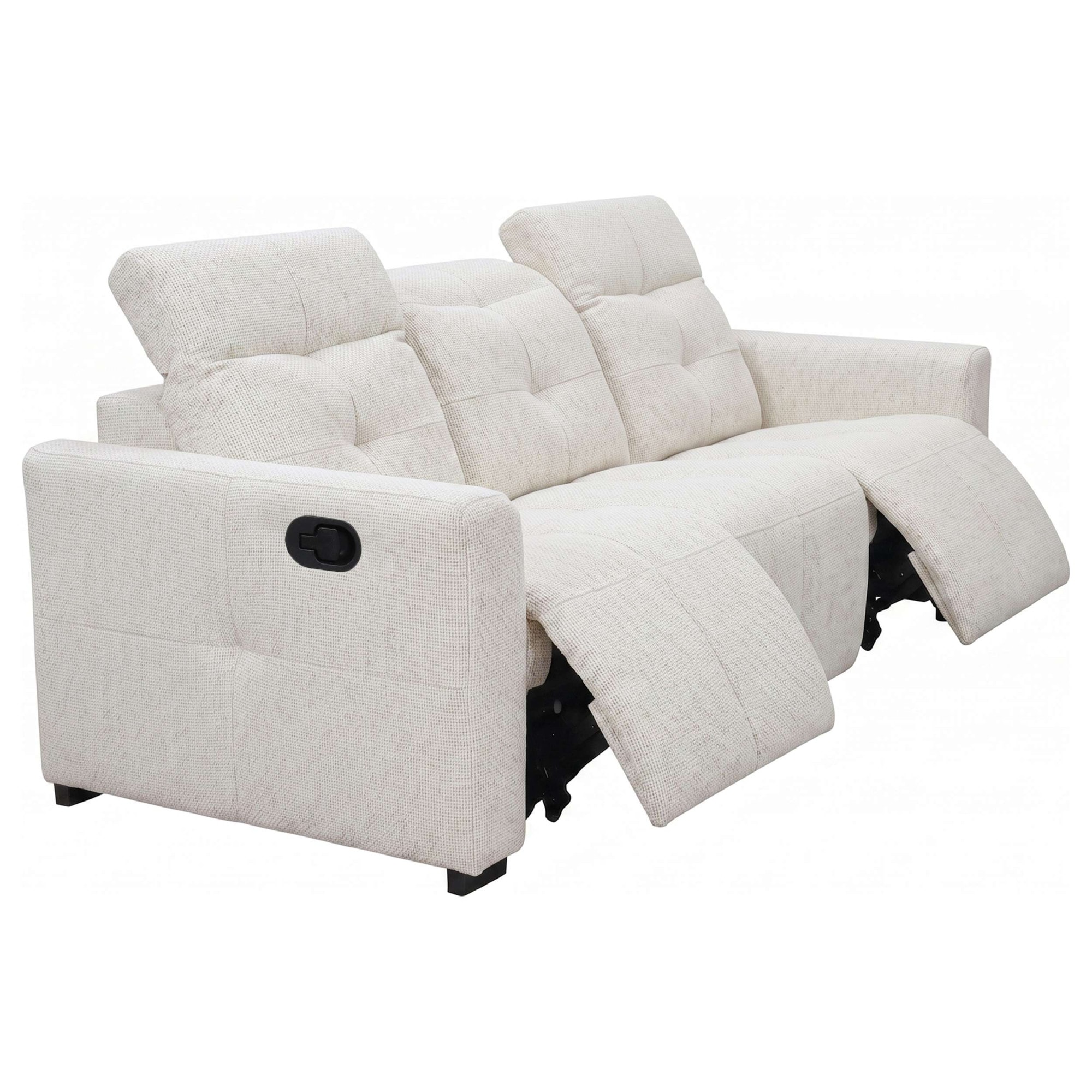 OTTO home 3-Sitzer »CAARLA Webstoff, Sofa, 224 cm, man. o. elektr. Relaxfunktion (USB)« mit USB-A und USB-C bei elektrischer Ausführung, Kopfteilverstellung