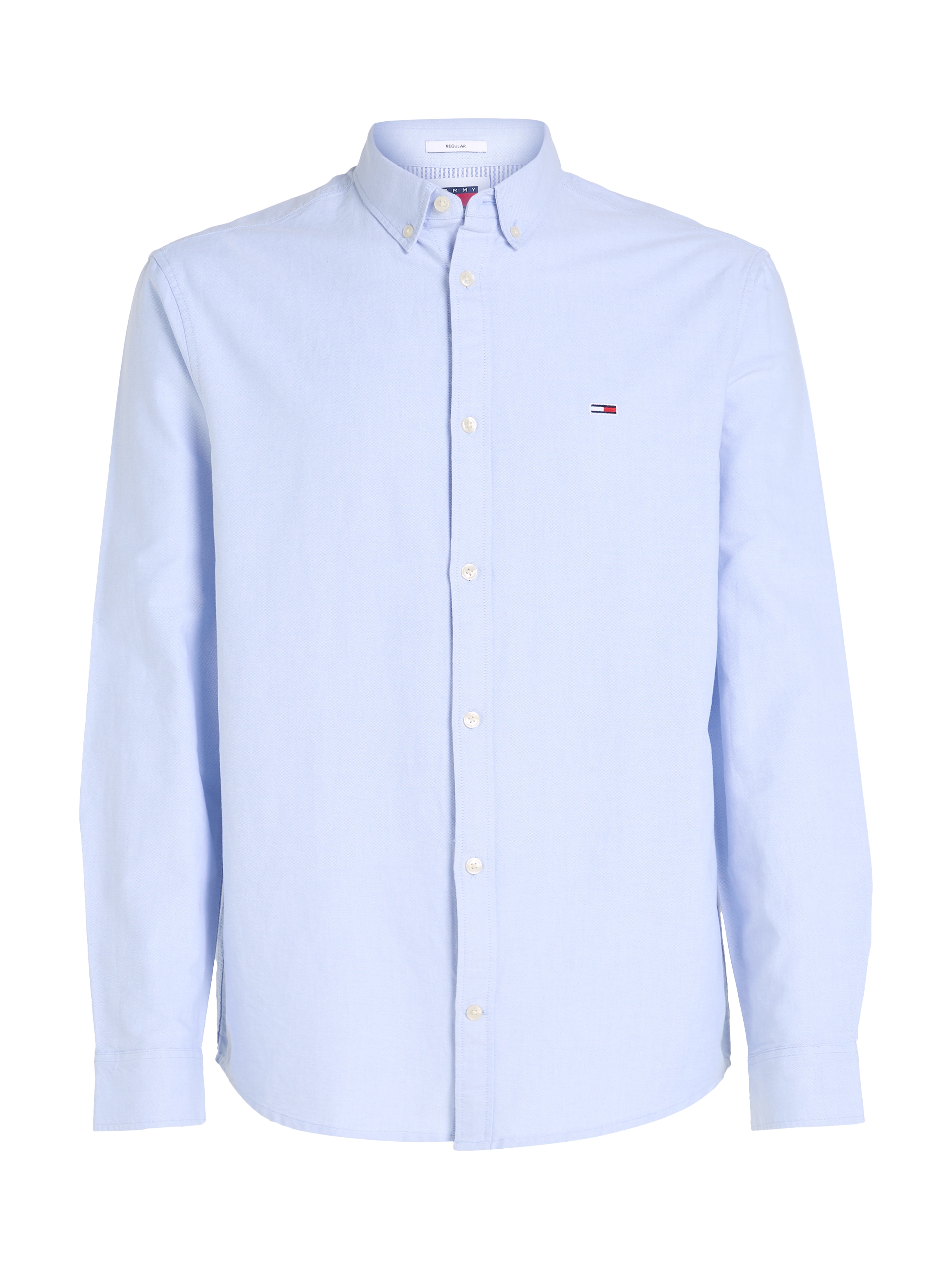 Tommy Jeans Langarmhemd »TJM ENTRY REG OXFORD SHIRT«, mit Logoprägung