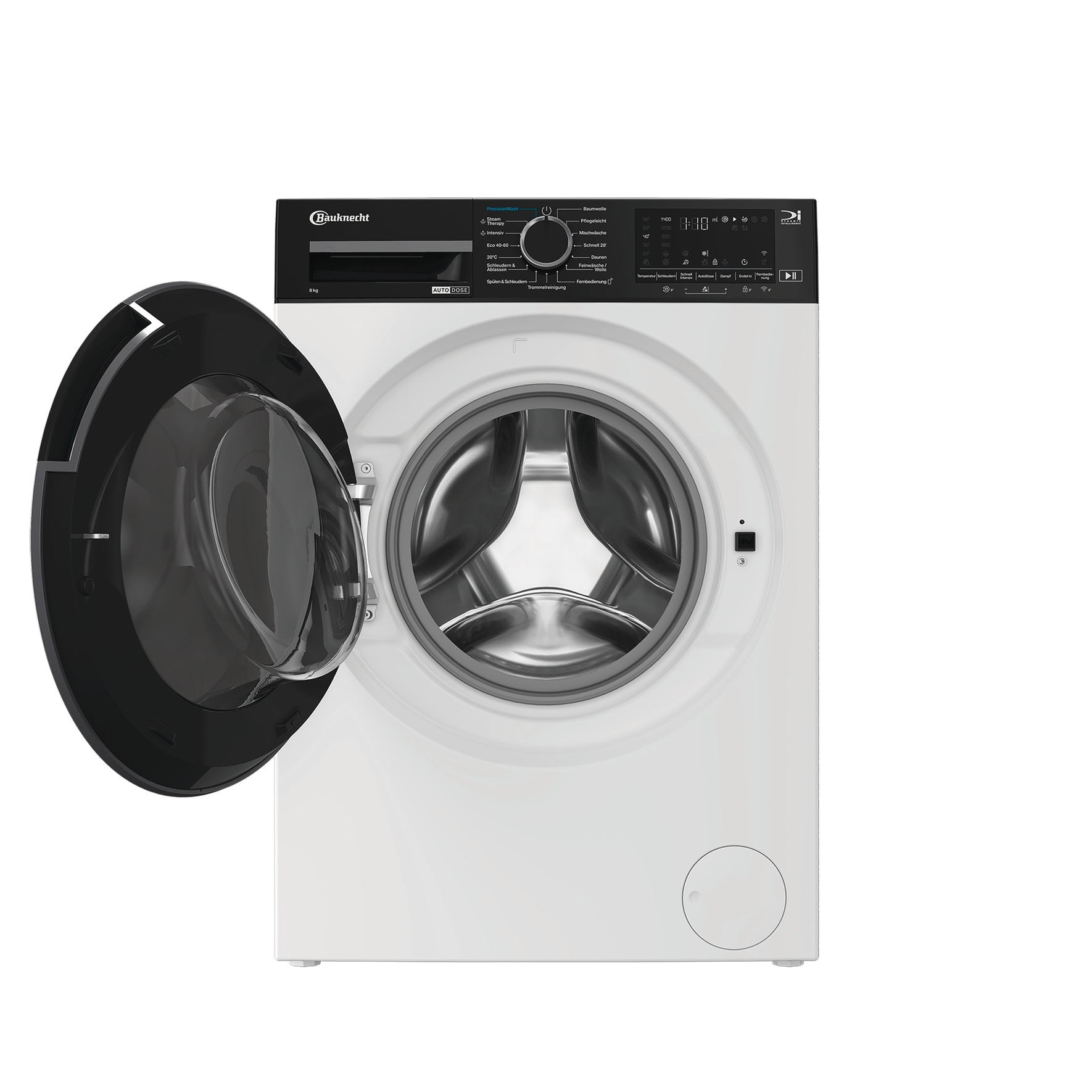 BAUKNECHT Waschmaschine »B WM 8A9 BC« 8 kg 1400 U/min Smart dosieren, perfekt waschen – kein Waschmittel verschwenden