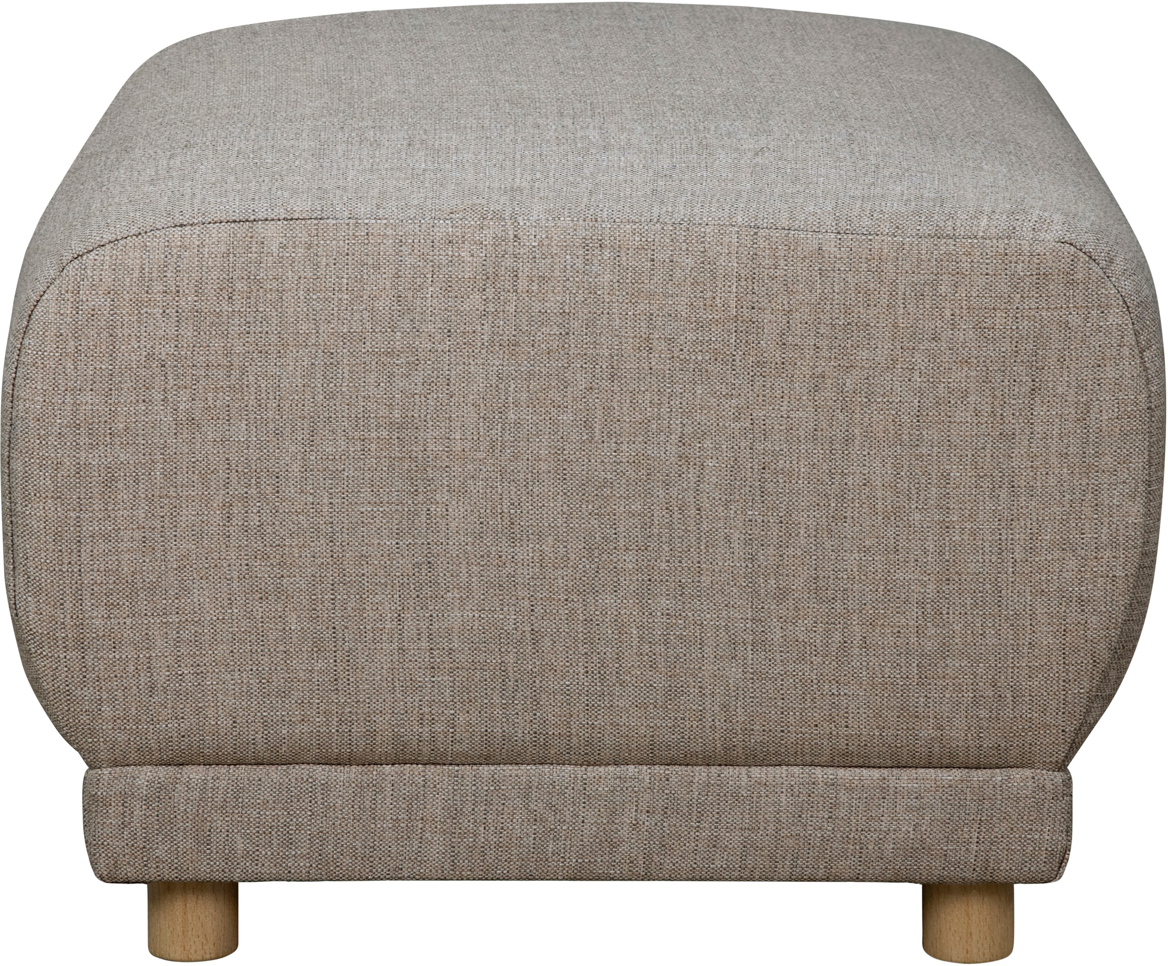 Home affaire Polsterhocker »LEMPS«, klein passend zur Serie, B/T/H: 70/70/46 cm