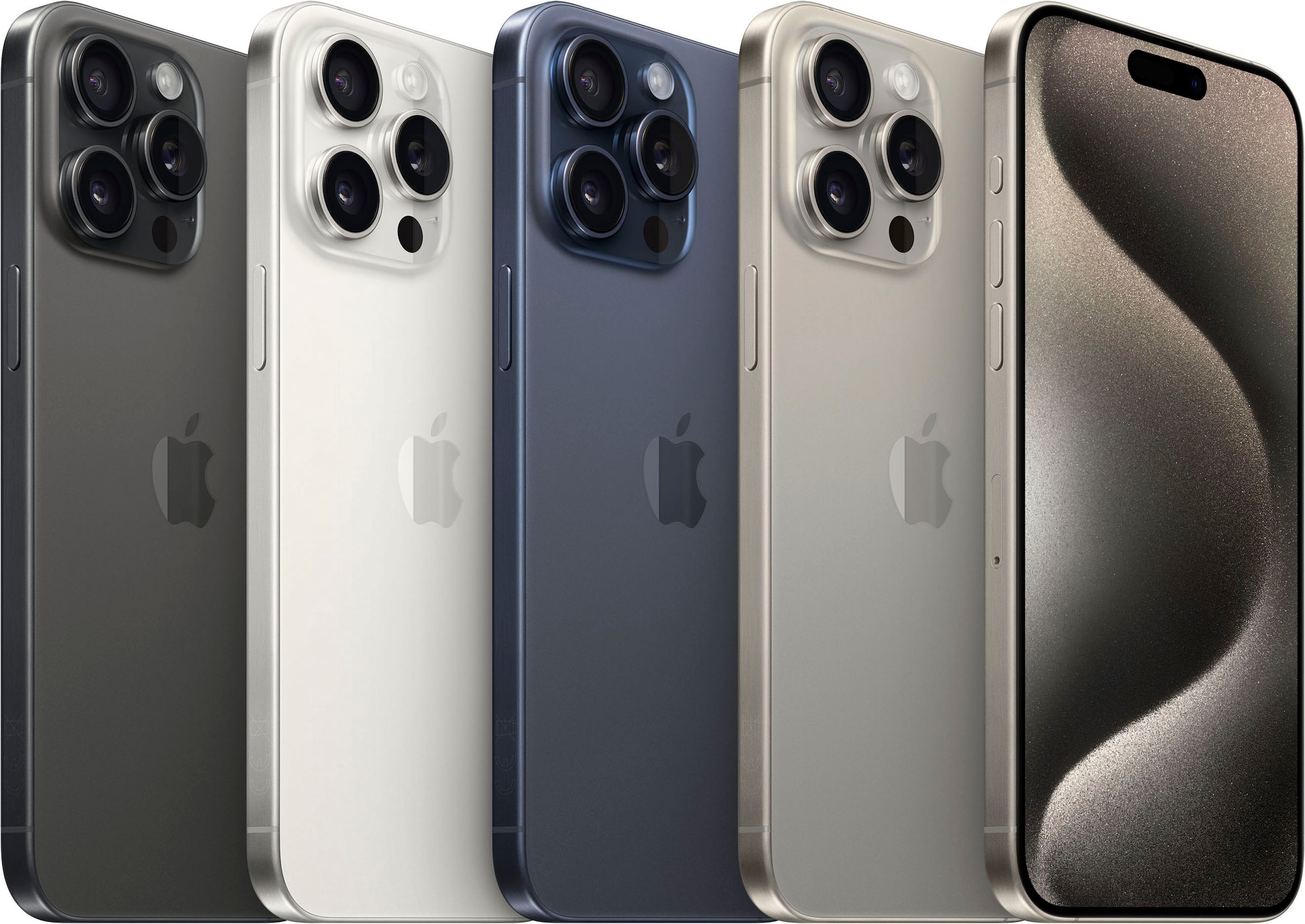 Apple Smartphone »iPhone 15 Pro Max 1TB«, White Titanium, 17 cm/6,7 Zoll, 1000 GB Speicherplatz, 48 MP Kamera