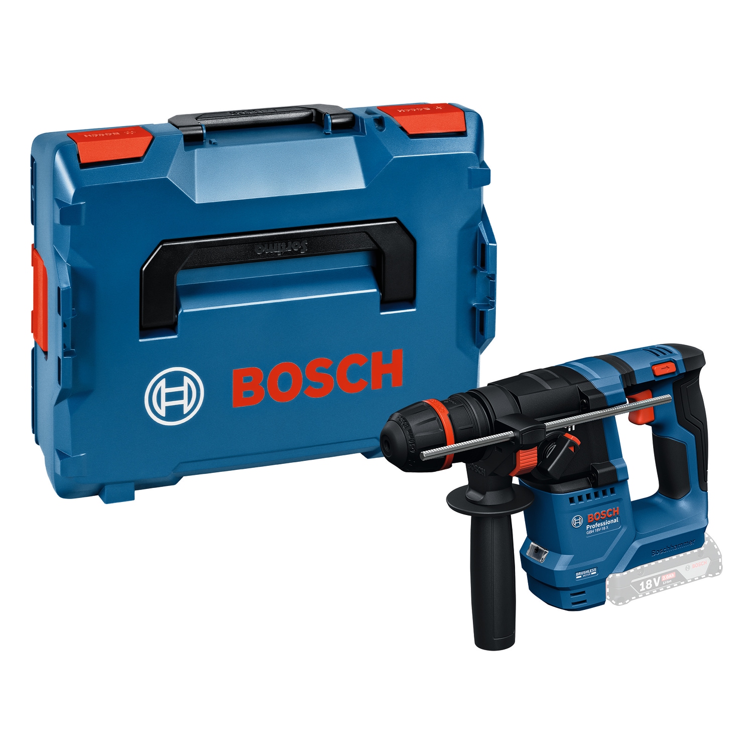 Bosch Professional Akku-Bohrhammer »GBH 18V-18 X«, mit ONECHUCK, in L-BOXX, ohne Akku und Ladegerät
