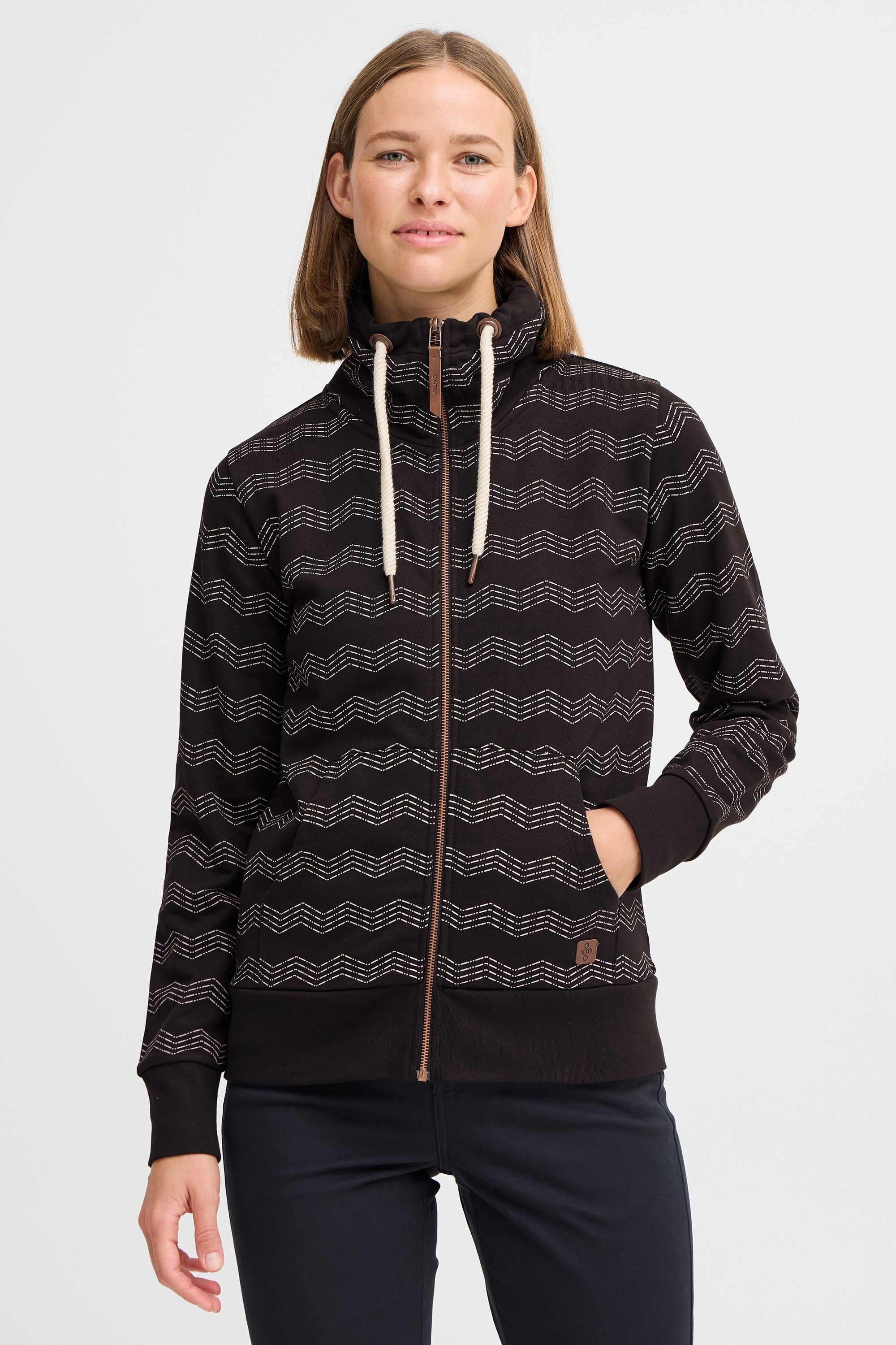 OXMO Funktions-Kapuzensweatjacke »Strickjacke OXVANTA«