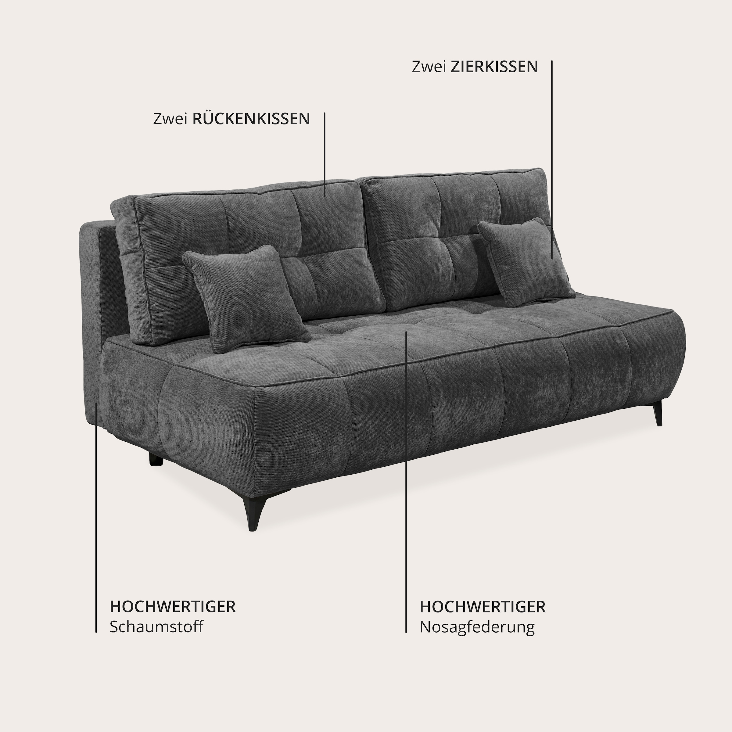 ED EXCITING DESIGN Schlafsofa