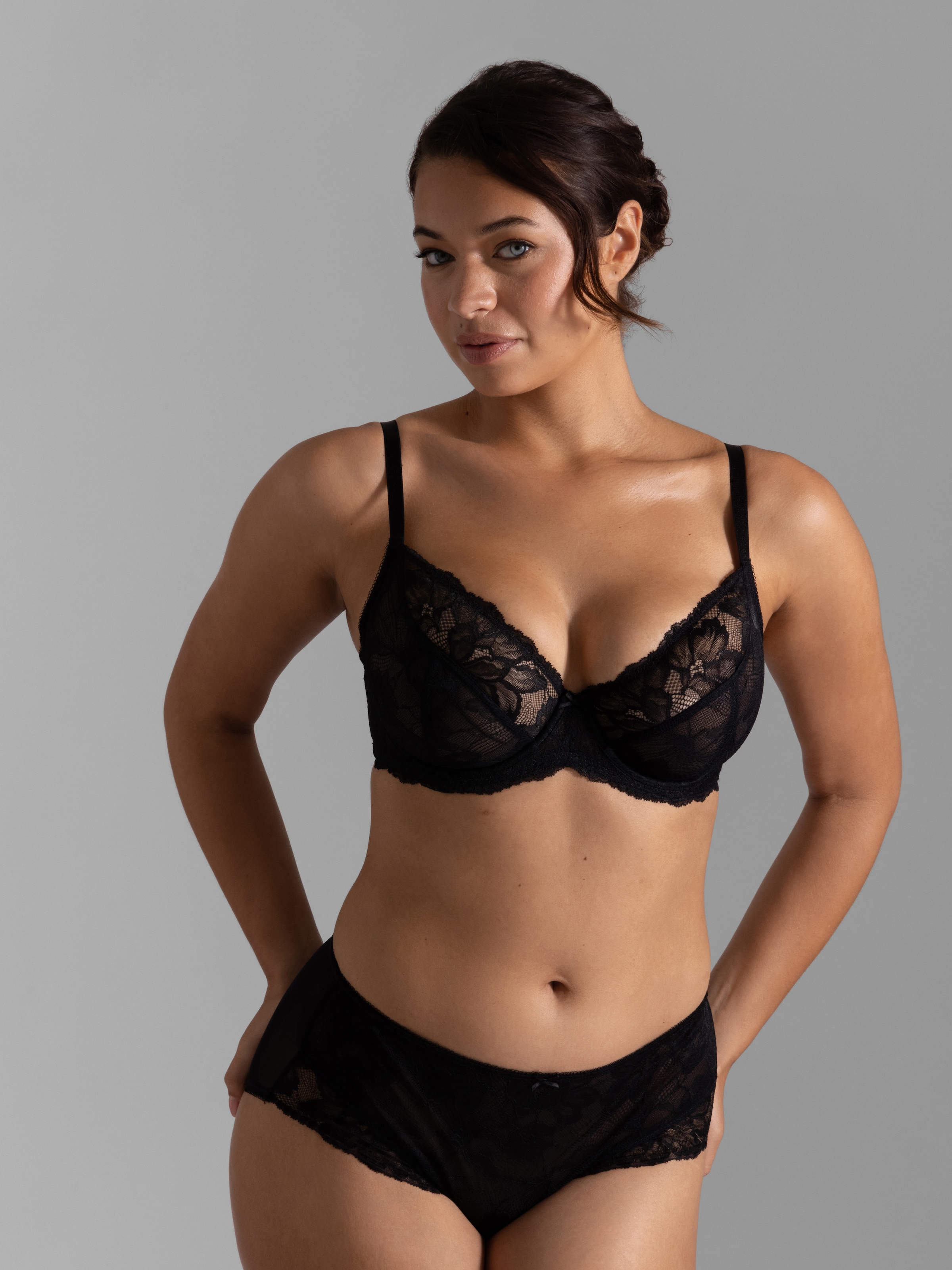 Dorina Bügel-BH »Perfect Lace« transparent, mit Spitze, mit Bügel, Cups leicht gepolstert