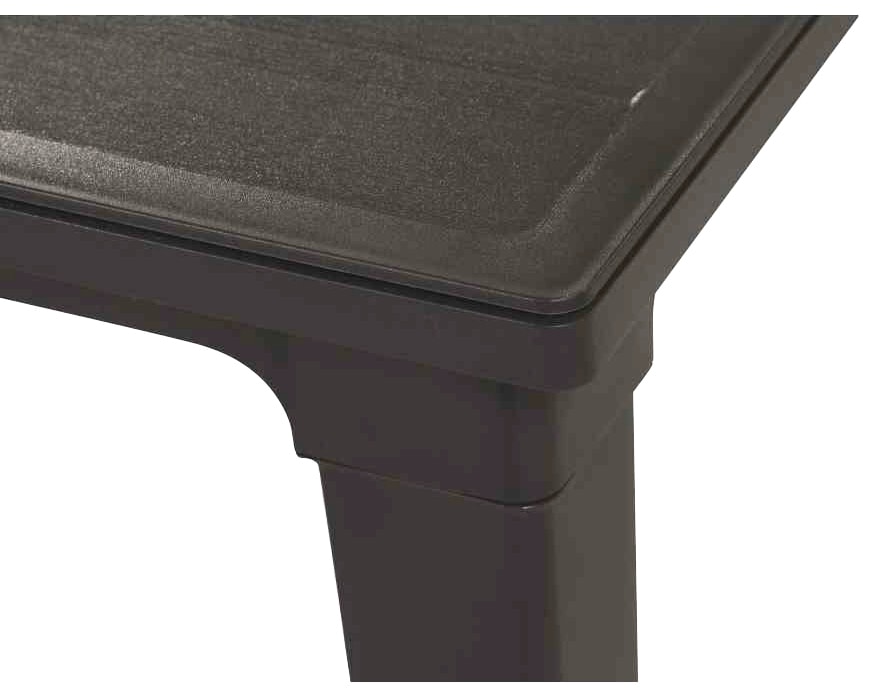 Jardin Garten-Essgruppe »Aruba«, (7 tlg., 6x Klappsessel, 1x Tisch 165x95cm), Kunststoff, verstellbar, klappbar, geeignet für 6 Personen