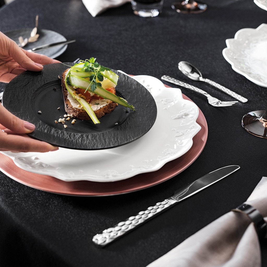 Villeroy & Boch Tafelgabel »Tafelgabel Boston 210 mm 6er Set silber« Spülmaschinenfest