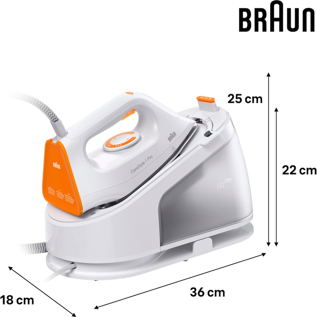 Braun Dampfbügelstation »Braun CareStyle 1 Pro IS1511WH«