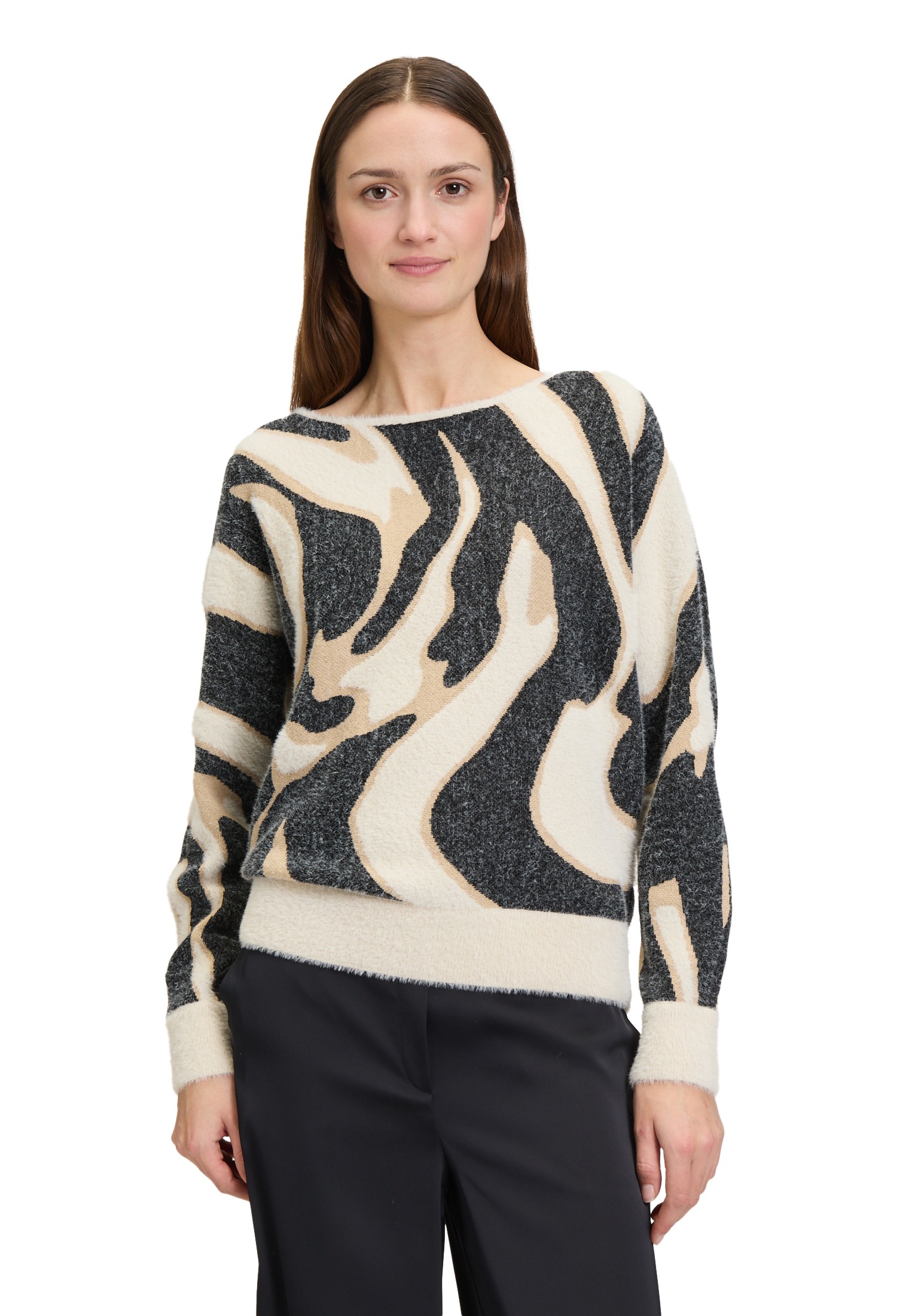 Betty&Co Strickpullover »Strickpullover mit Rippbündchen«