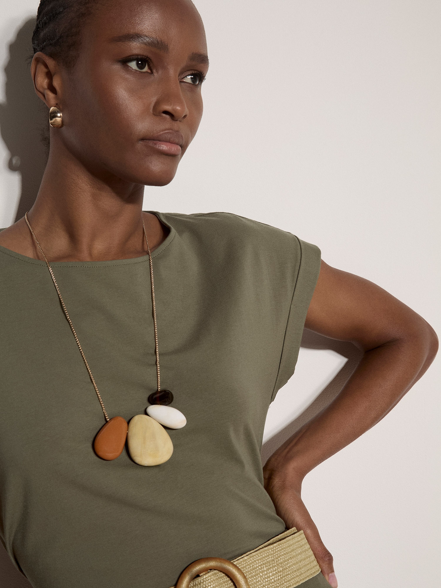 Apricot Shirttop »Top« mit Krempelärmeln