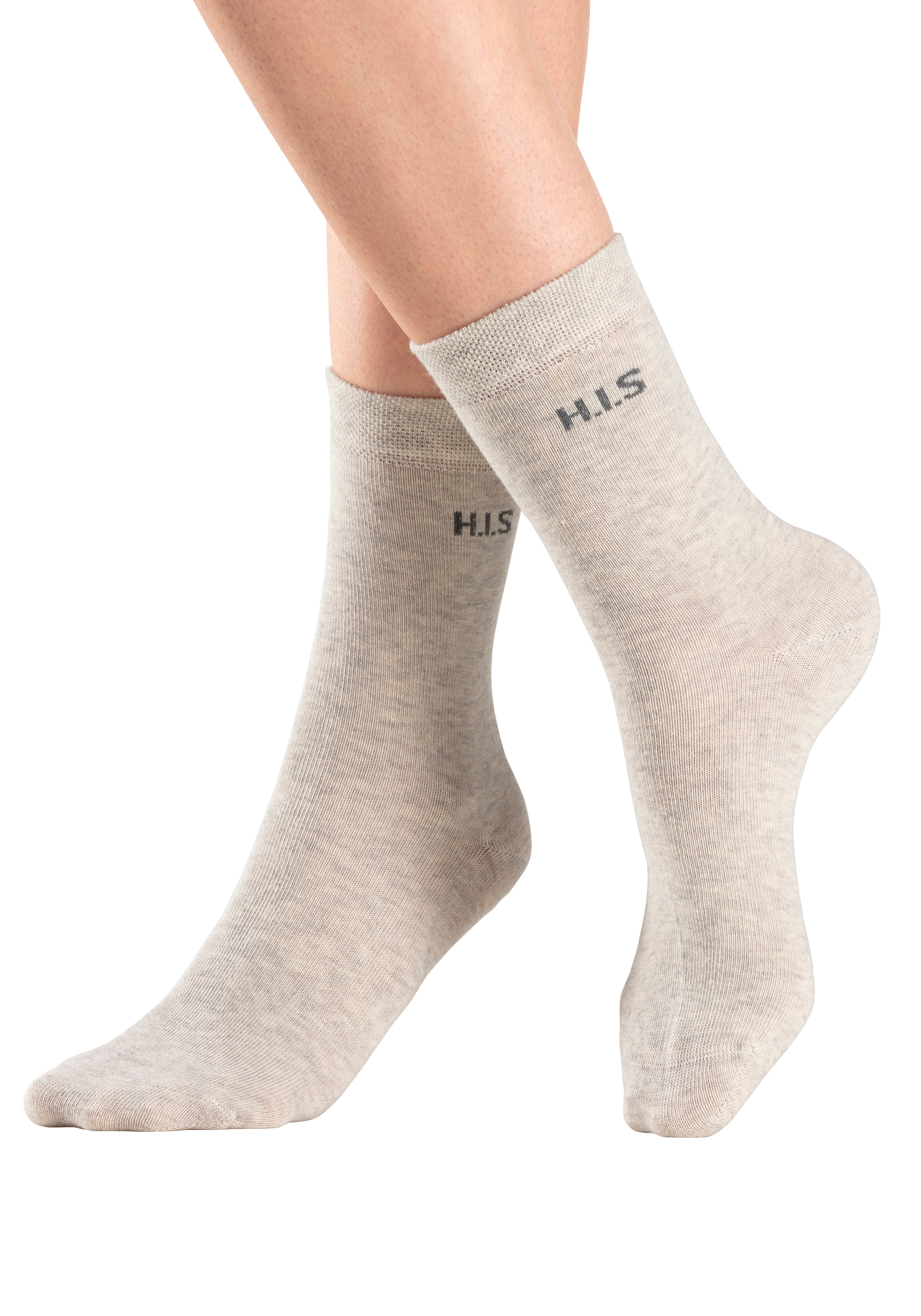 H.I.S Socken, (Packung, 4 Paar), ohne einschneidendes Bündchen