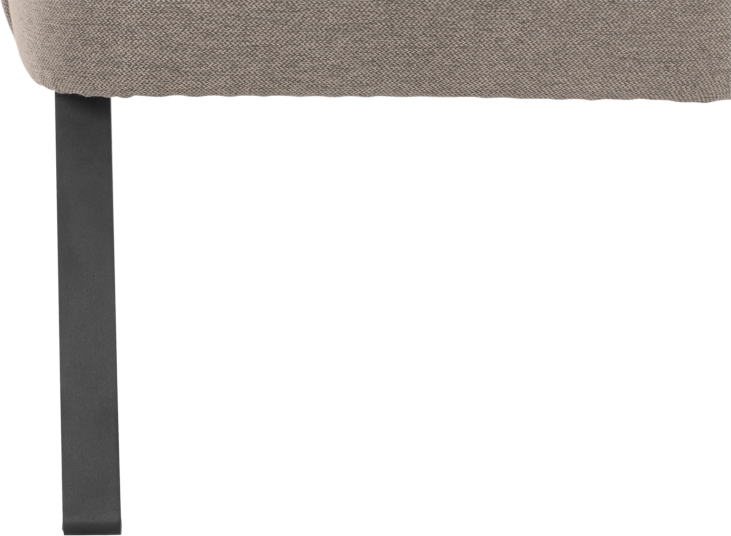 exxpo - sofa fashion Sessel »Americano, Loungesessel«, mit Keder und Metallfüßen, Bezug in verschiedenen Qualitäten, 1 Stck.