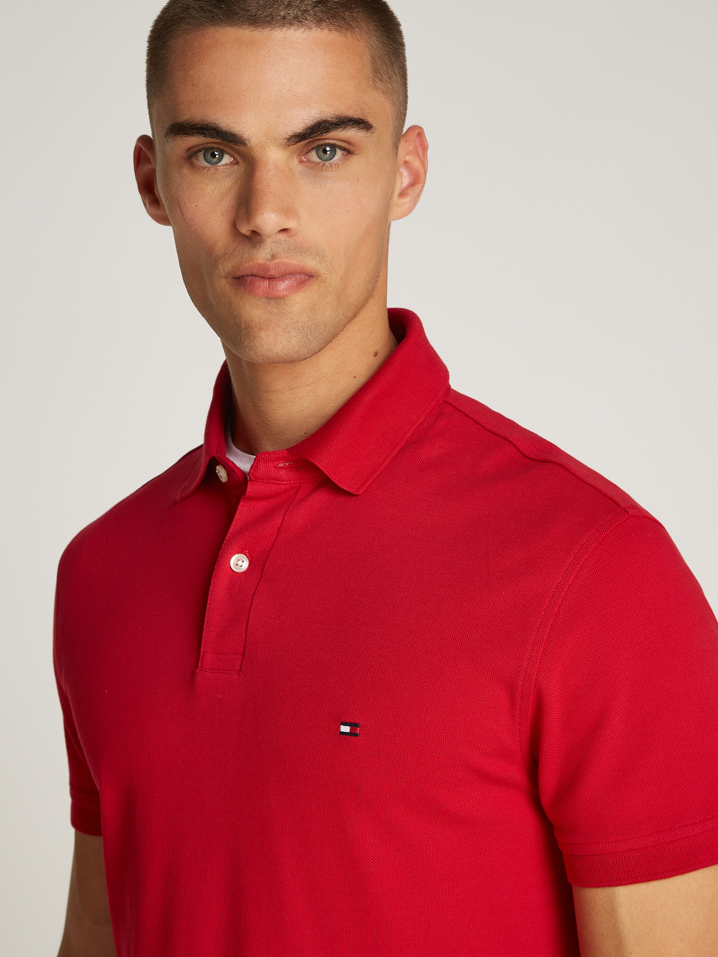 Tommy Hilfiger Poloshirt »1985 SLIM POLO«, hochwertige Baumwoll-Piqué-Qualität