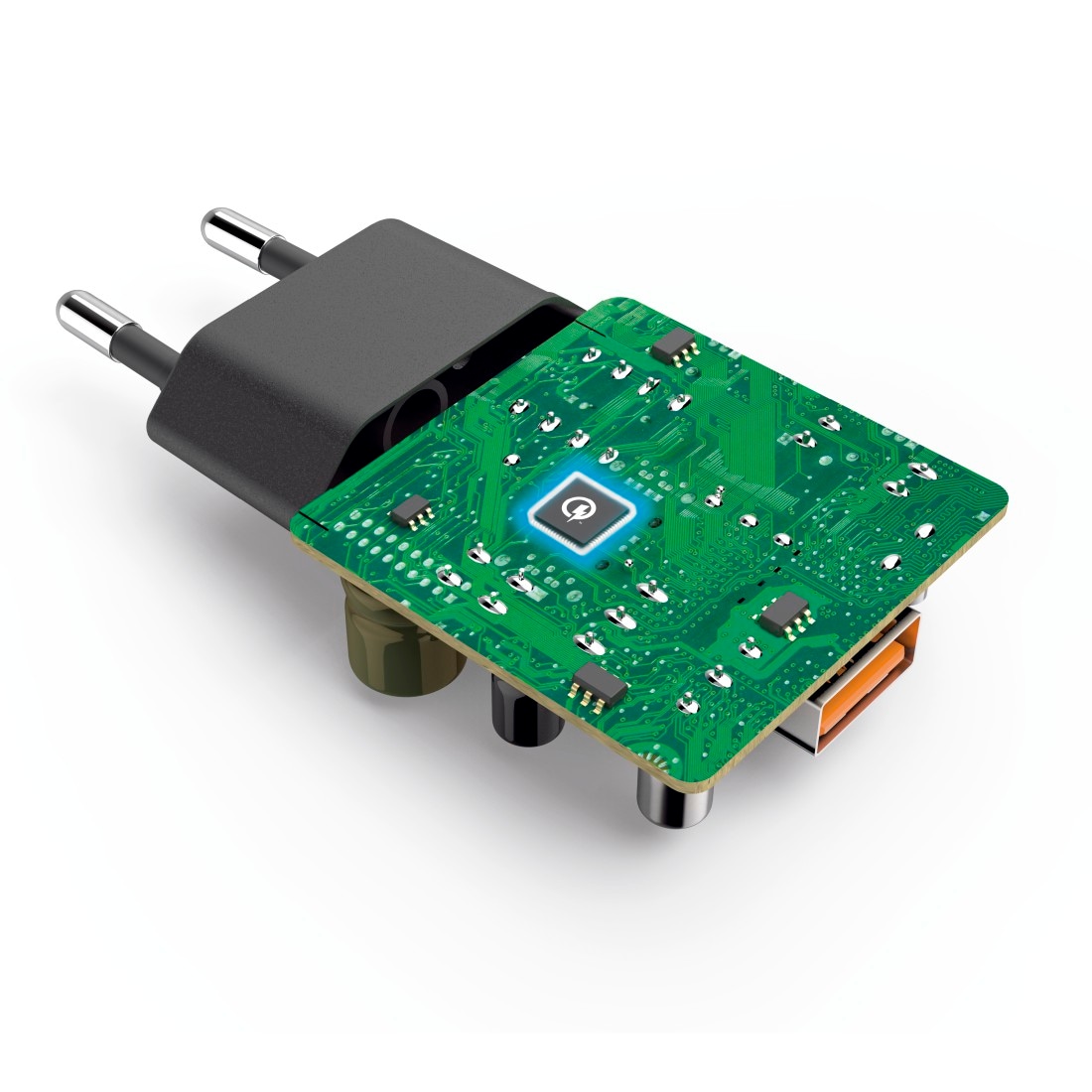 Hama USB-Ladegerät »Ladestecker USB A 19,5 Watt, Handy Schnellladegerät m Quick Charge 3.0«
