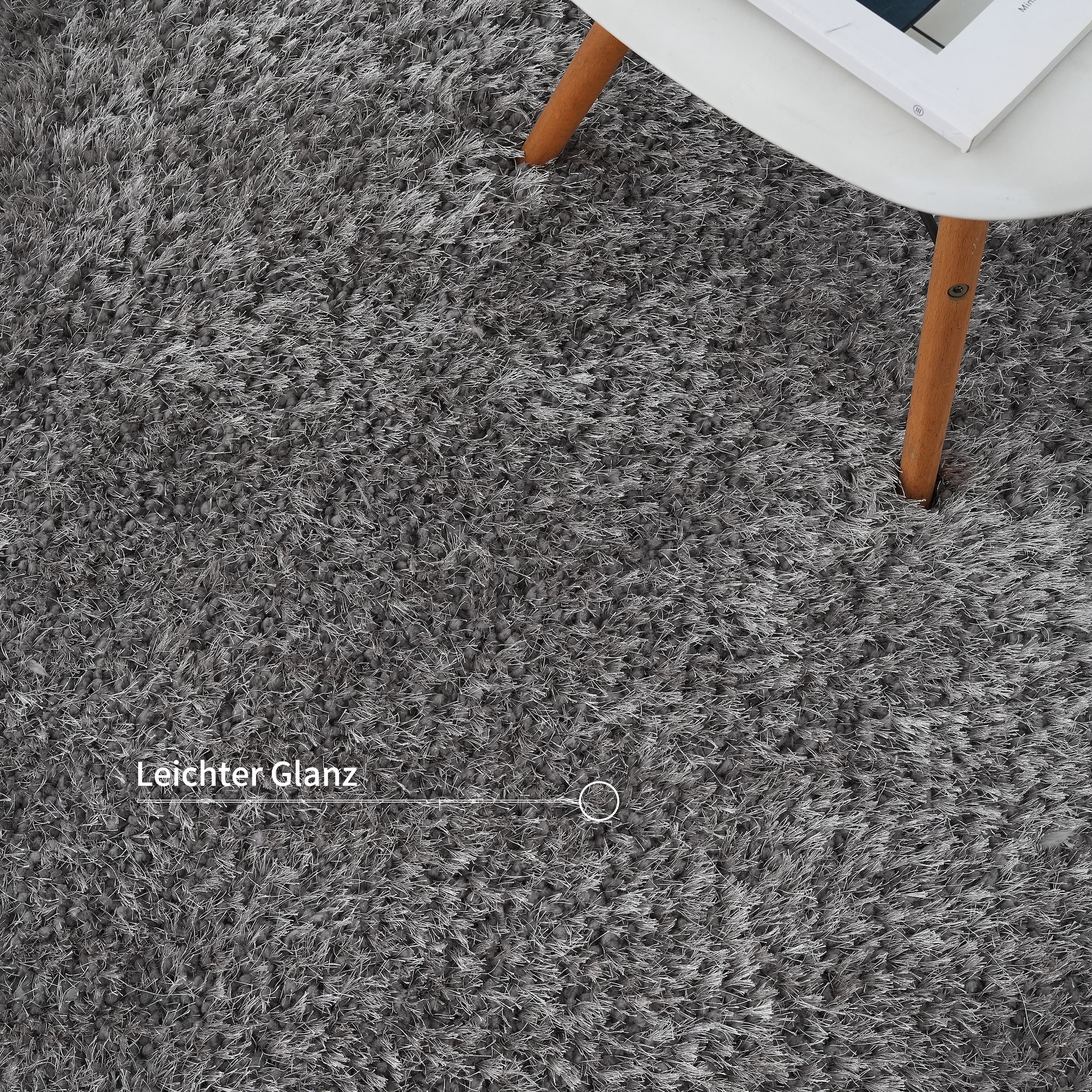 Guido Maria Kretschmer Home&Living Hochflor-Läufer »Micro exclusiv Teppich, sehr hoher Flor, weich durch Mikrofaser«, rechteckig, 78 mm Höhe, weich, Microfaser, unifarben, Schlafzimmer, Wohnzimmer, Esszimmer