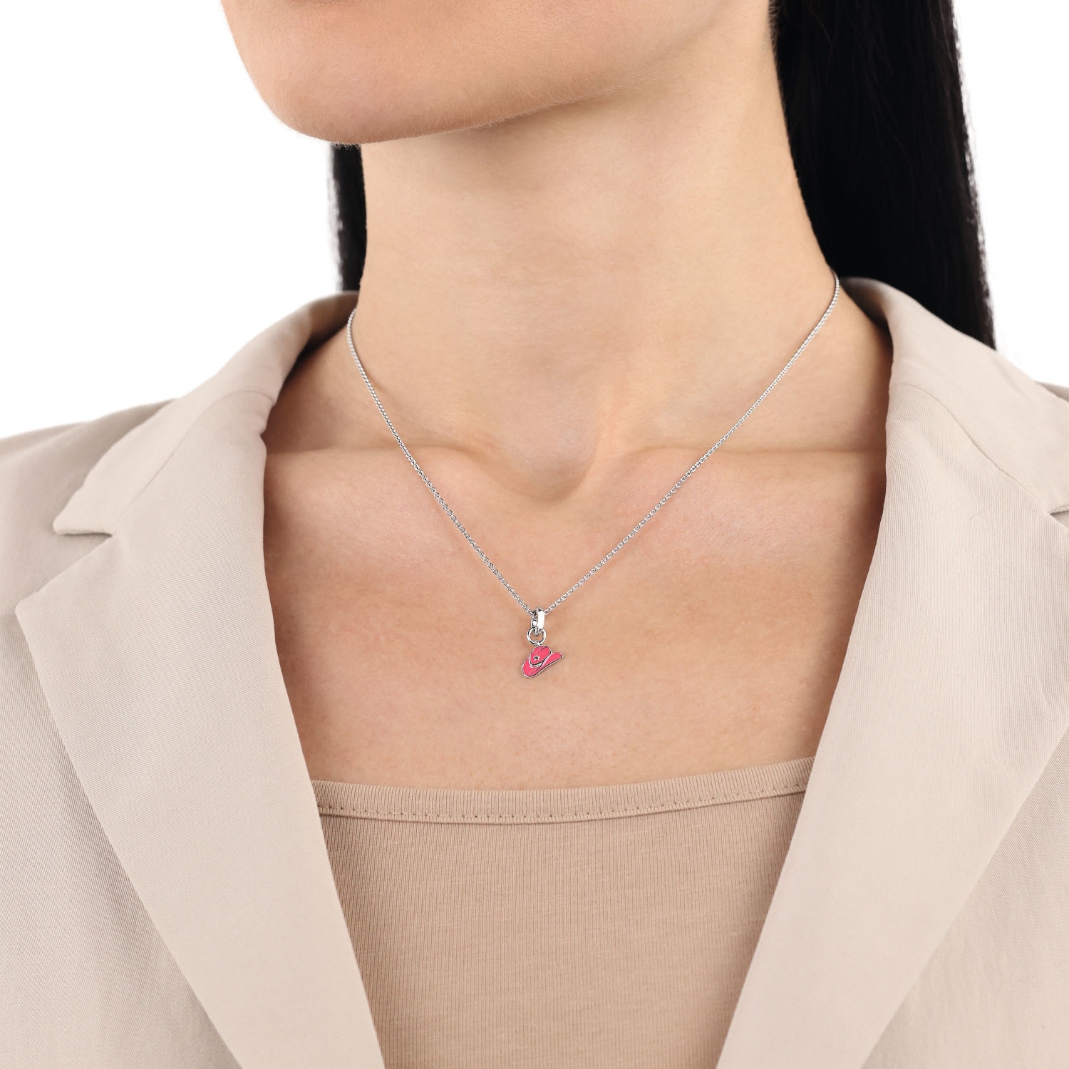 Amor Charm-Einhänger »Hut, 2039968«, mit Emaille