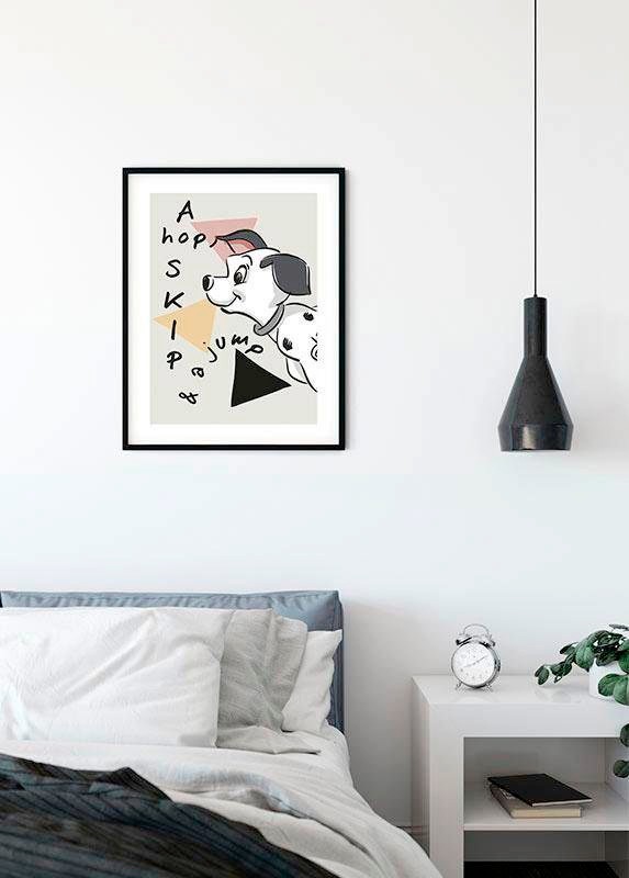 Komar Poster »101 Dalmatiner XXL | kaufen Wohnzimmer Disney, Jahren online (1 Garantie Angles«, mit Kinderzimmer, 3 Schlafzimmer, St.)