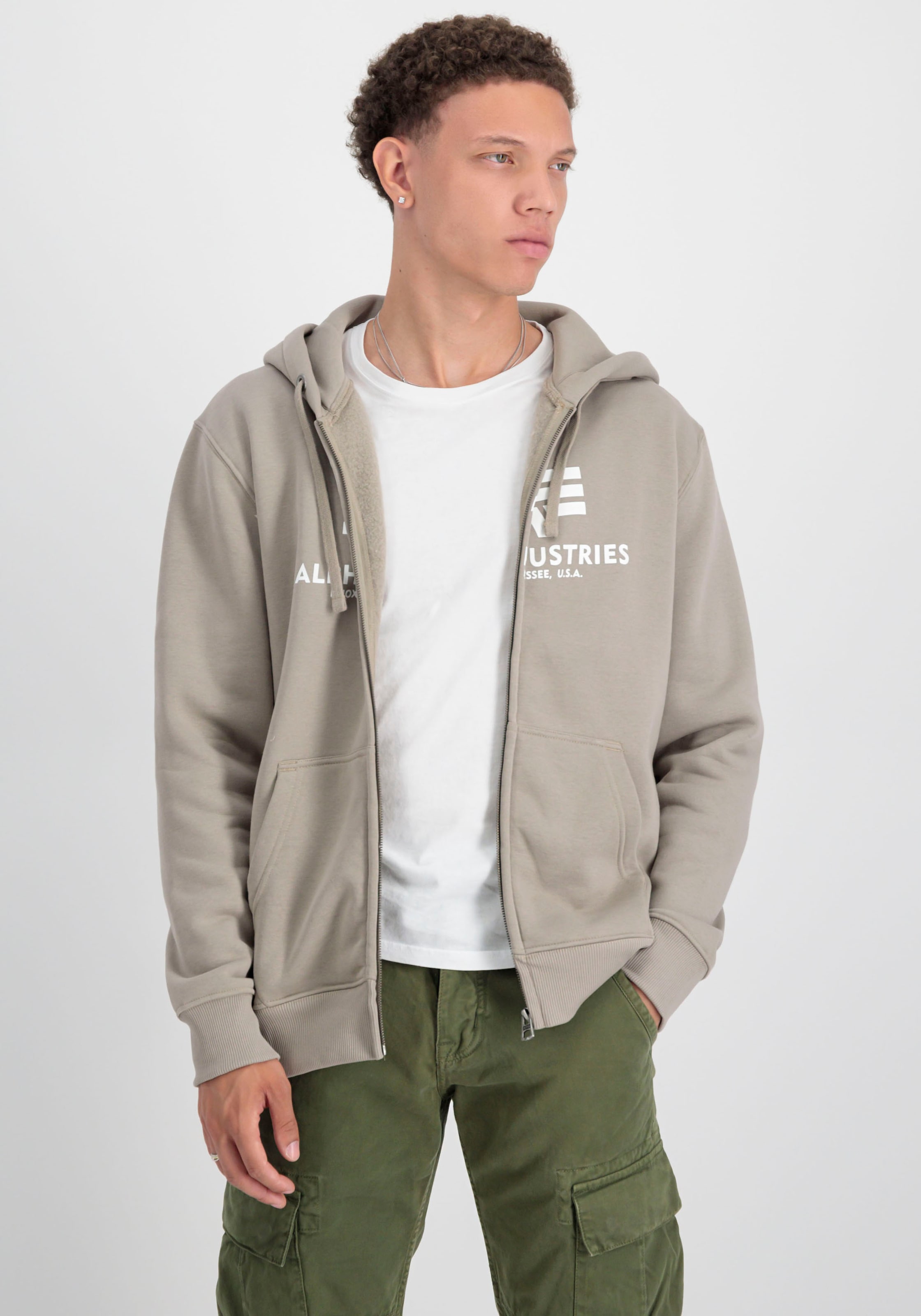 Alpha Industries Kapuzensweatjacke »BASIC ZIP HOODY«