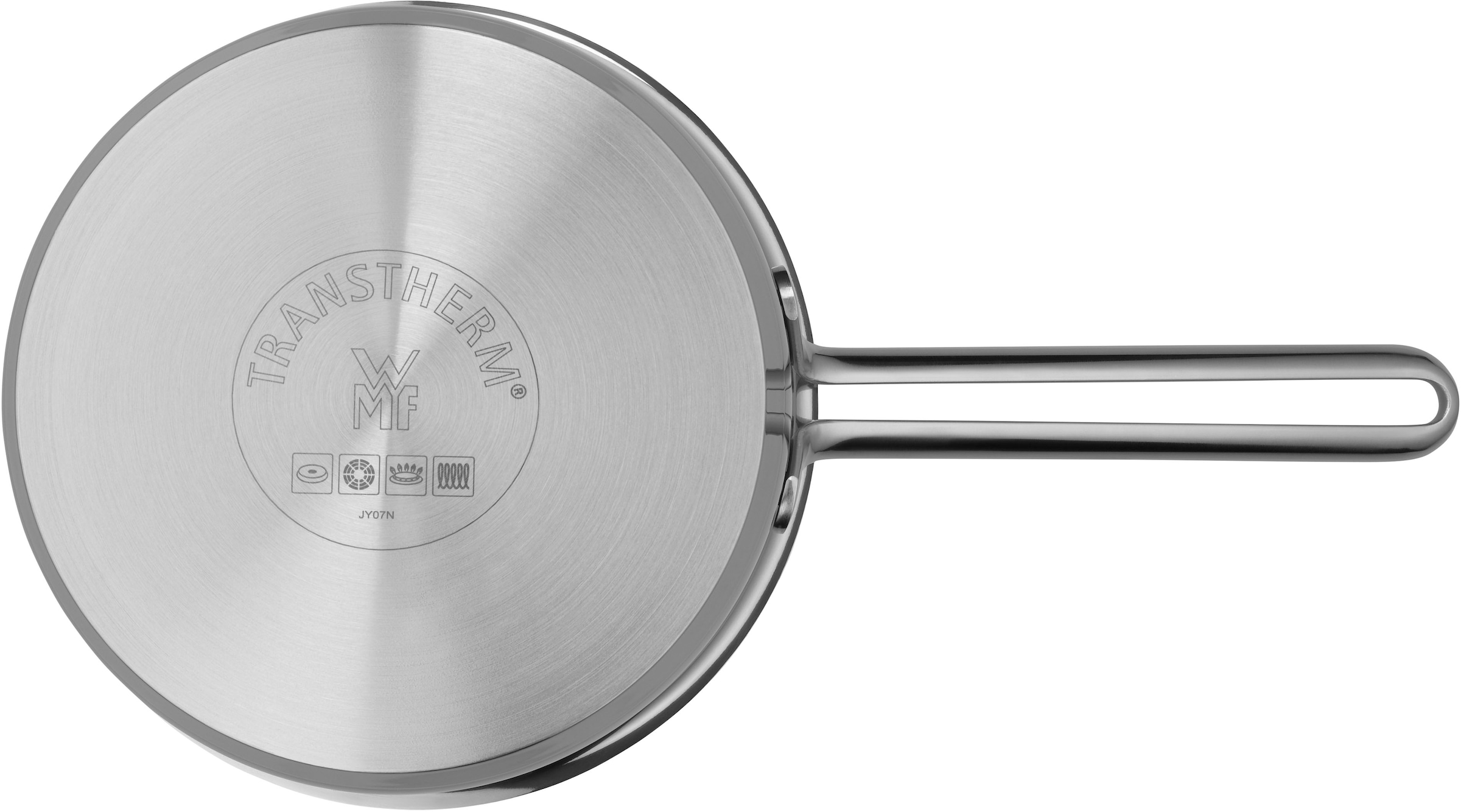 WMF Kasserolle »Provence Plus, Stielkasserolle«, Cromargan® Edelstahl Rostfrei 18/10, (1 tlg.), breiter Schüttrand, elegant, langlebig, spülmaschinengeeignet