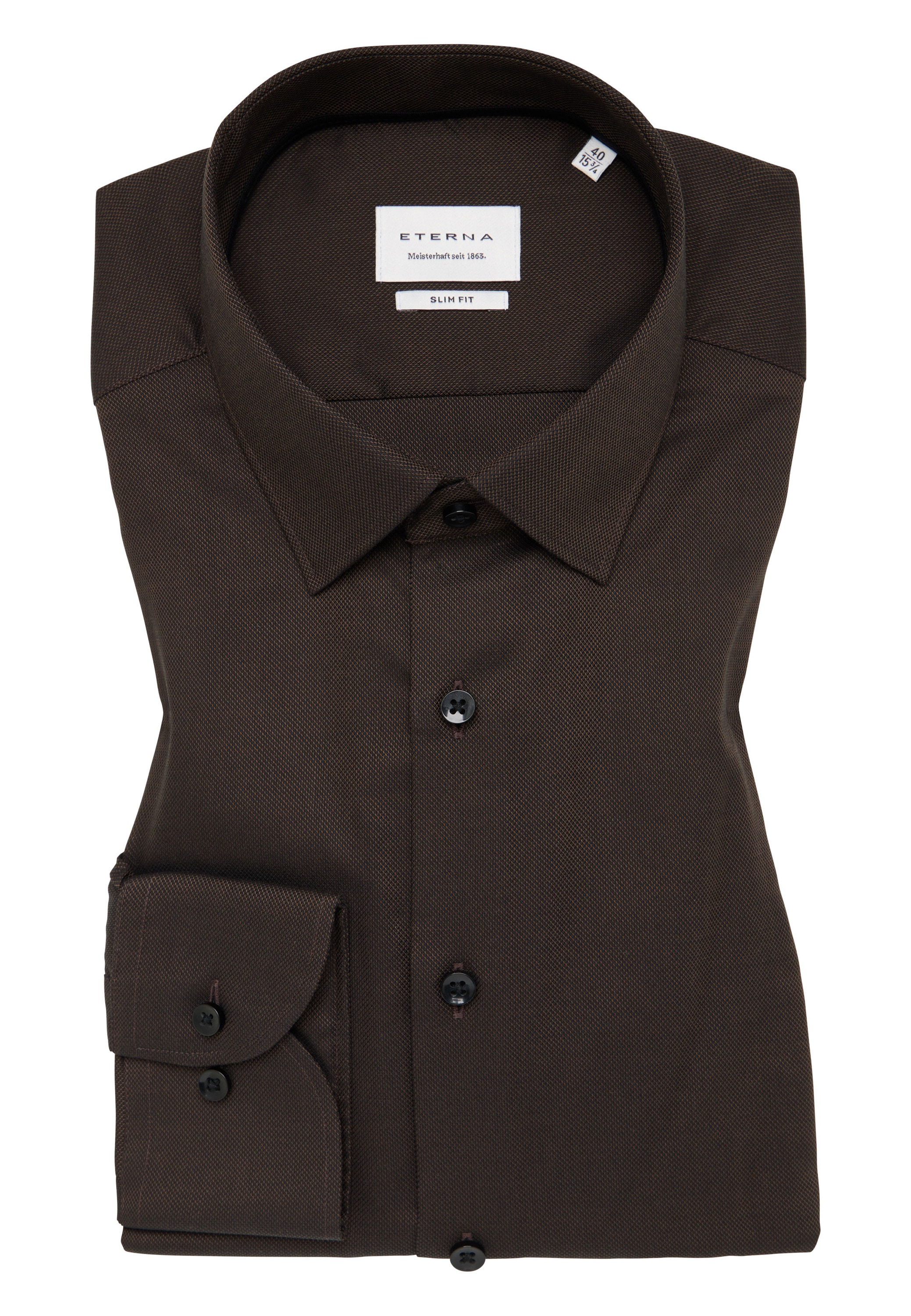 Eterna Langarmhemd »SLIM FIT«, NON IRON (bügelfrei)