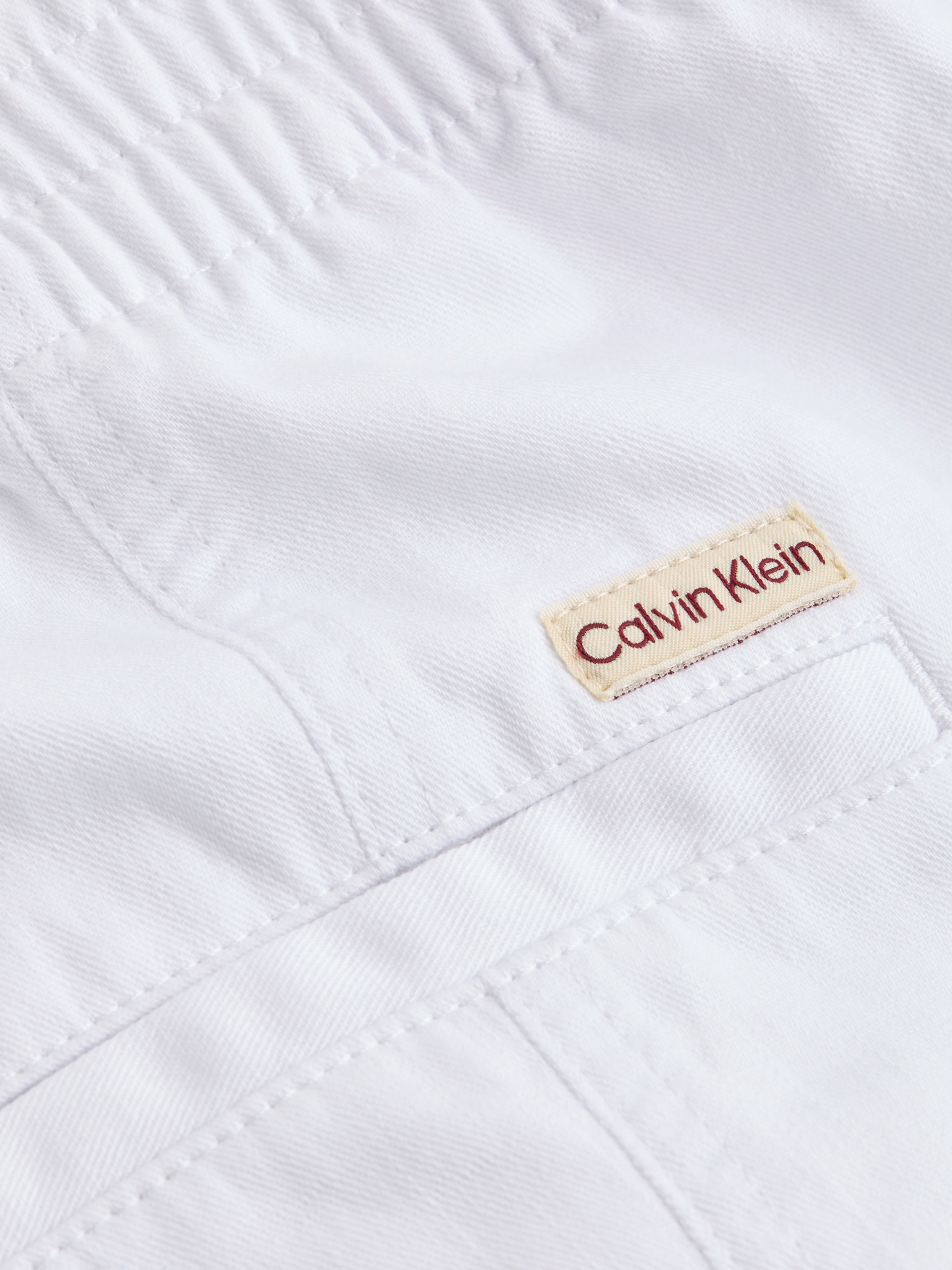Calvin Klein Jeans Leinenhose »SOFT LINEN PANT«, mit Logo-Label