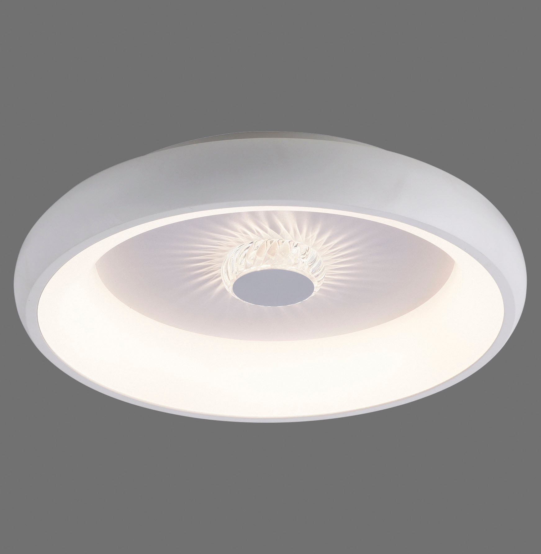 JUST LIGHT Deckenleuchte »VERTIGO« LED-Board 1 Stk. warmweiß - kaltweiß CCT über Fernbedienung, Funk inkl., separat steuerbar über FB, Memory