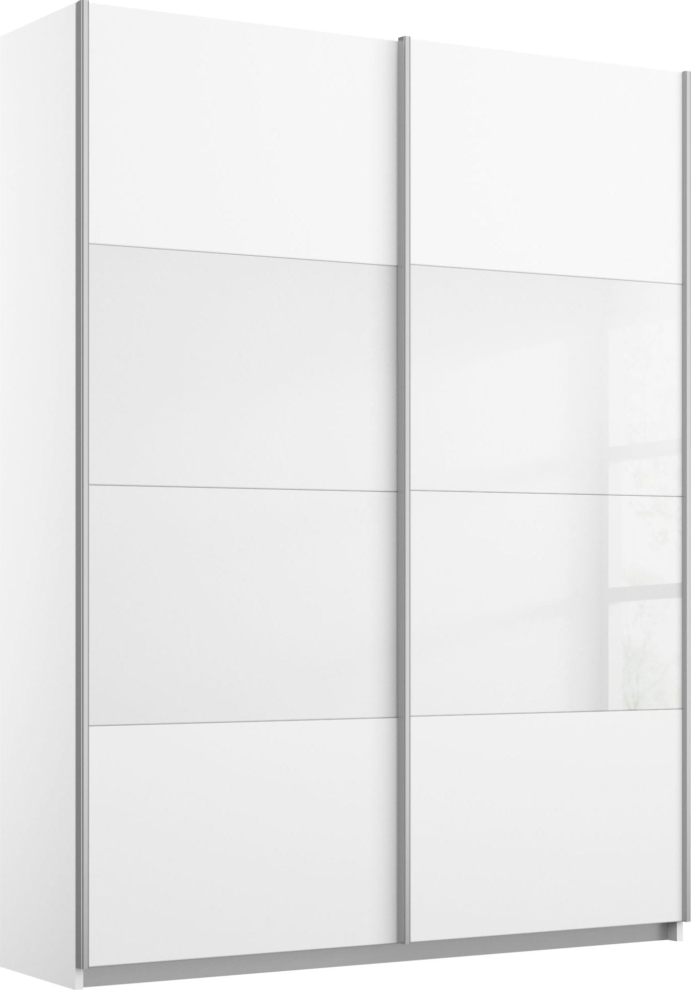 rauch Schwebetürenschrank »Quadra Bestseller Schlafzimmerschrank in vielen Breiten« Kleiderschrank Garderobenschrank Schrank mit Glaselementen