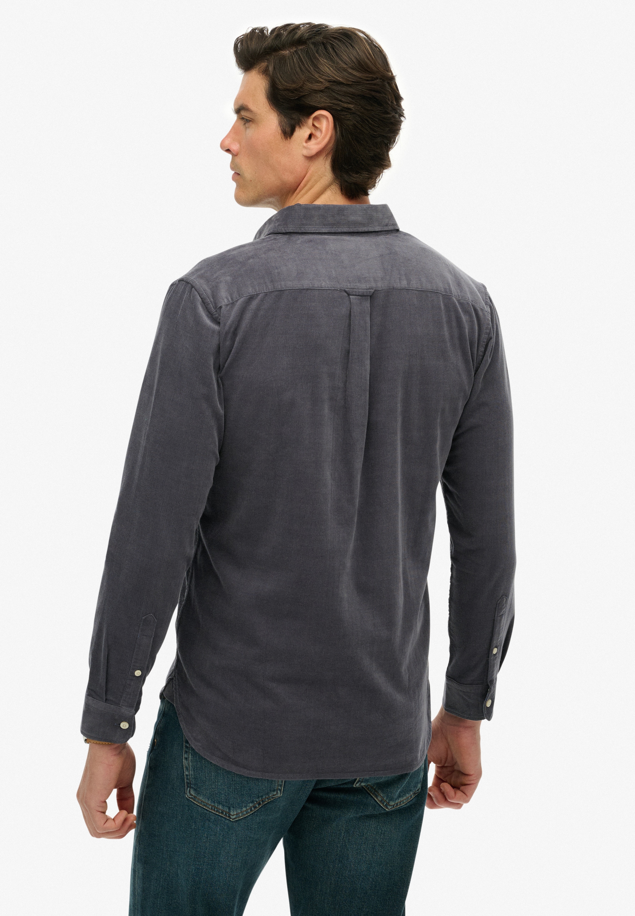 Superdry Langarmhemd »CLASSIC NEEDLE CORD SHIRT«
