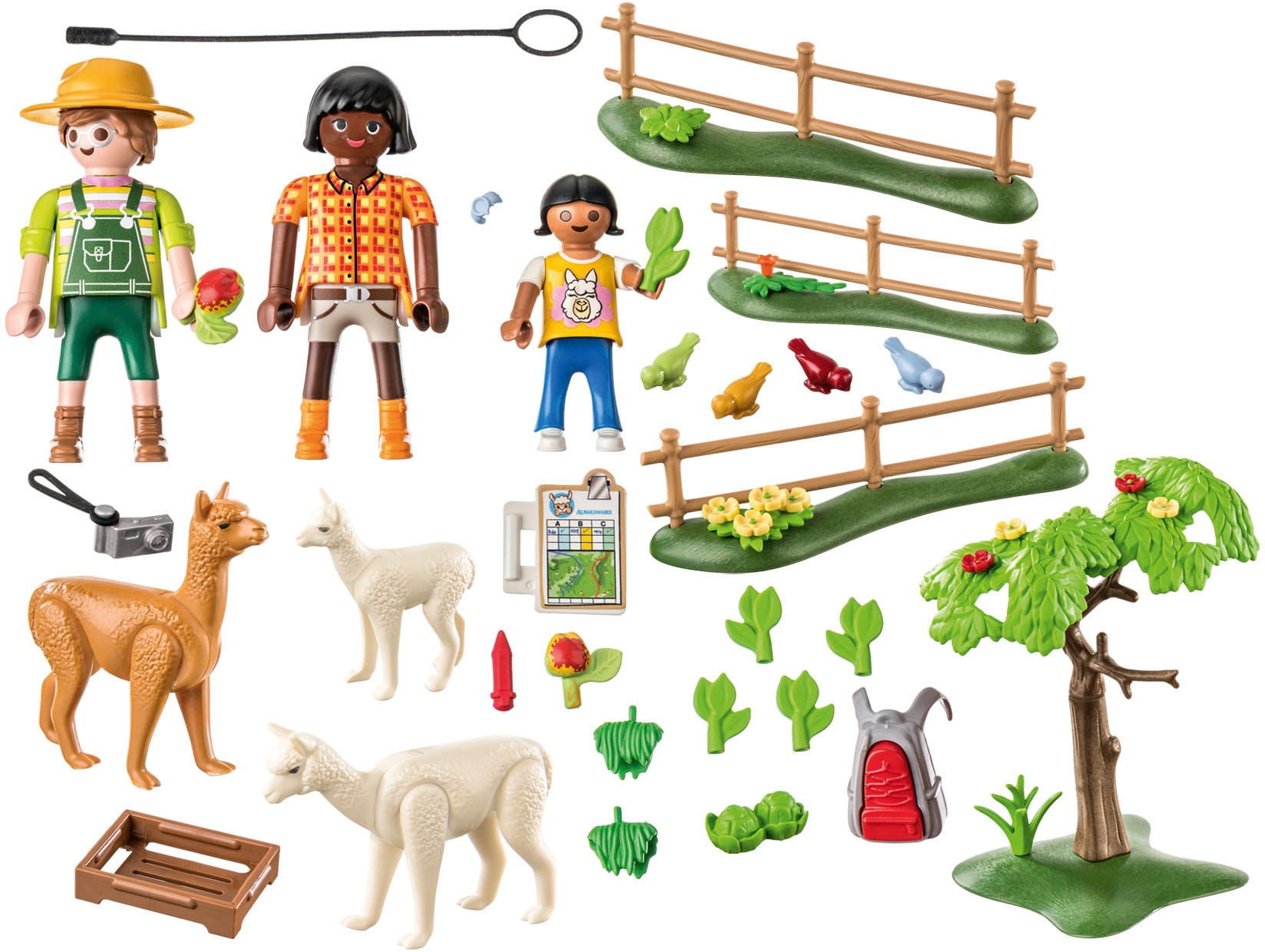Playmobil® Konstruktions-Spielset »Alpaka-Wanderung (71251), Country«, teilweise aus recyceltem Material; Made in Europe