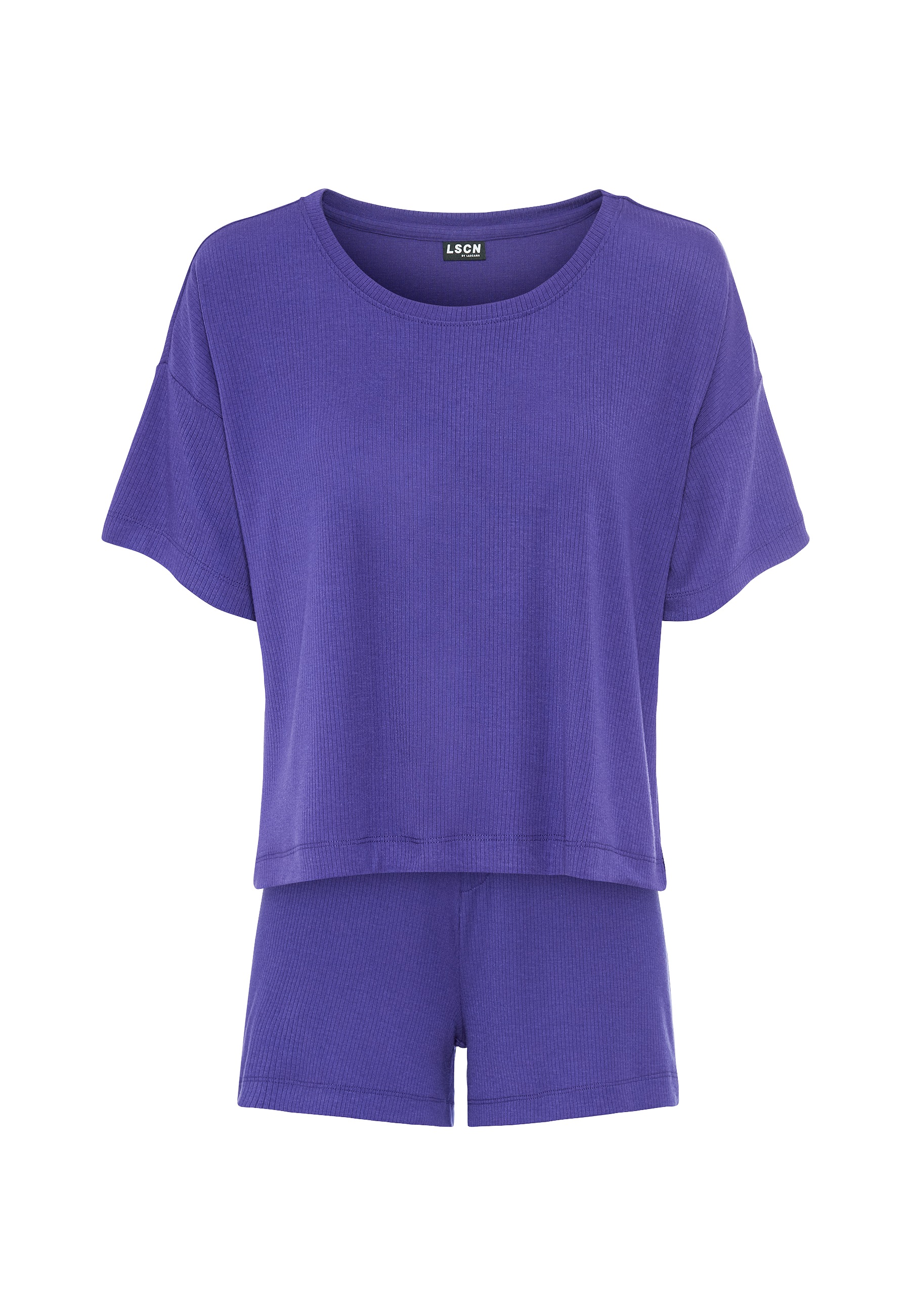 LSCN by LASCANA Shorty, (2 tlg.), mit kleiner Zierknopfleiste