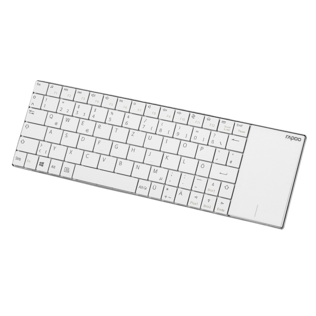 Rapoo Tastatur »E2710 kabellose Multimedia-Tastatur, 2.4 GHz Wireless  Verbindung«, (Fn-Tasten-Touchpad) ➥ 3 Jahre XXL Garantie | UNIVERSAL