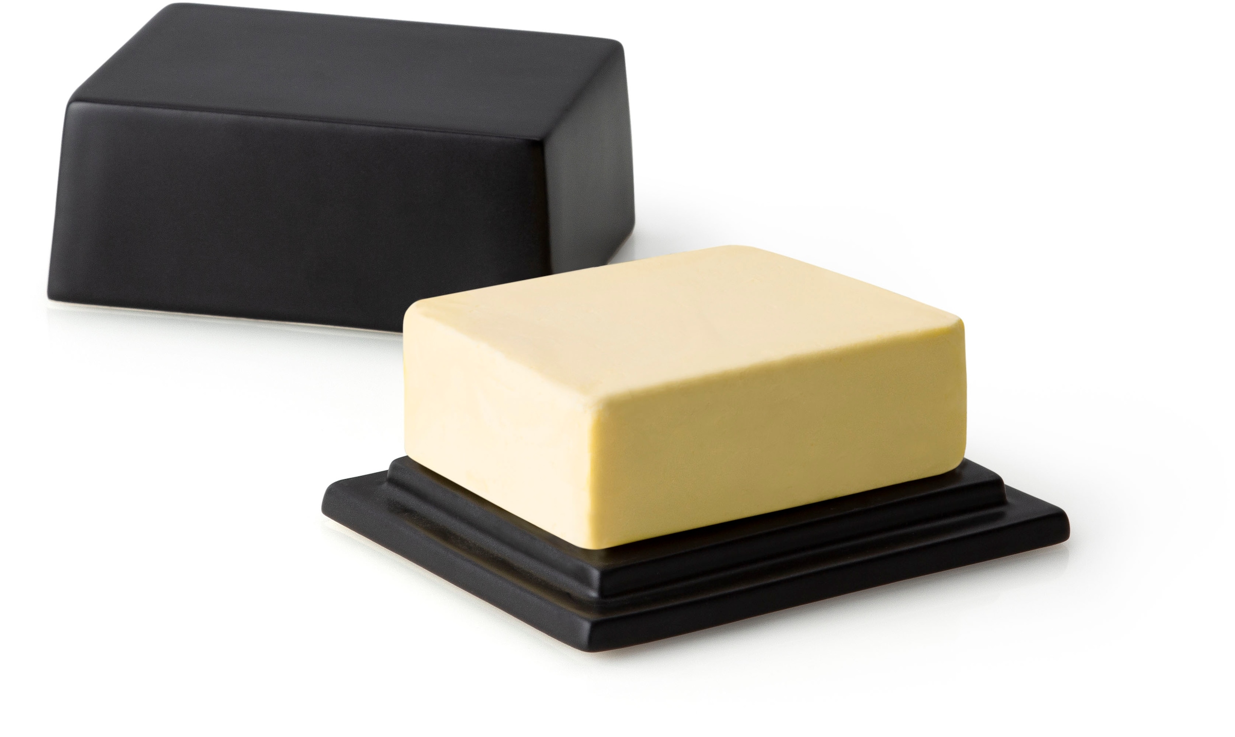 Continenta Butterdose für 125g Butter,  in Handarbeit gefertigt, 9,5x7x6 cm