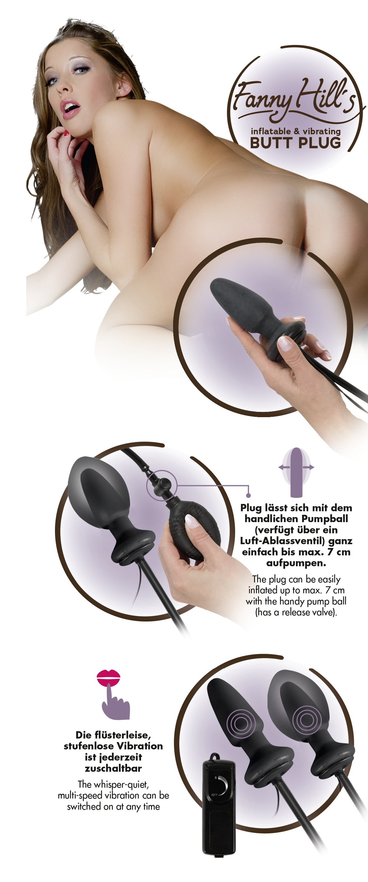 You2Toys Anal-Stimulator »Analplug Fanny Hill's B-Plug« ()