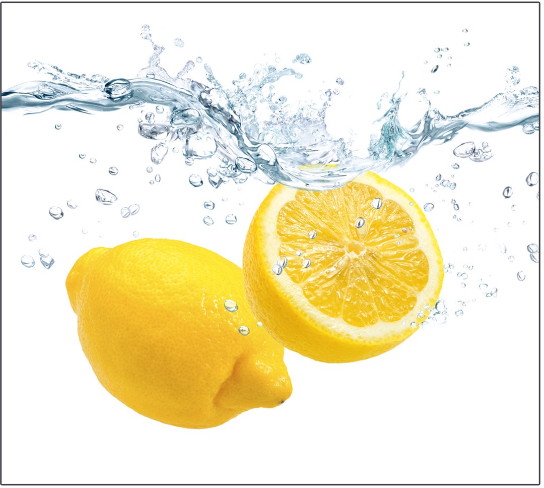 Zeller Present Herdblende-/Abdeckplatte »Lemon Splash«, (1 tlg.), Silikonfüßen