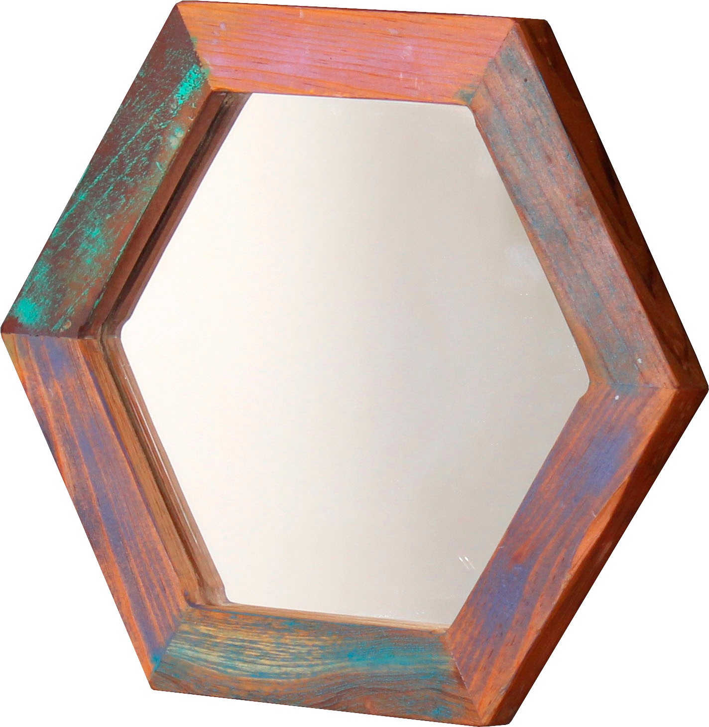 SIT Garderoben-Set »Fiume«, (7 St.), im Vintage Stil, rcyceltes Altholz in Lamellen Optik